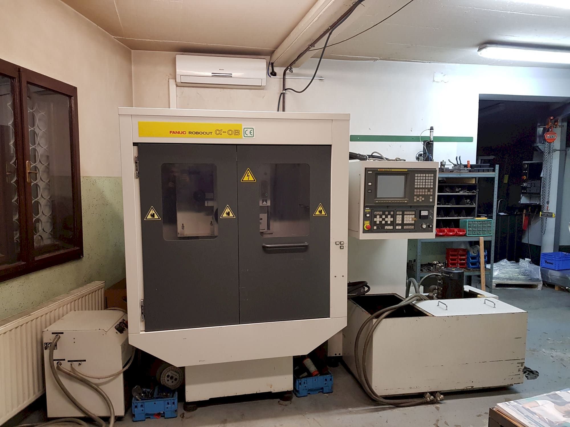Front view of FANUC Robocut ALPHA- 0B  machine