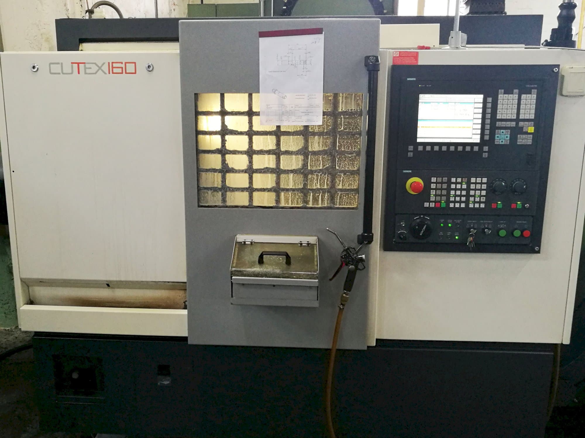 Front view of HWACHEON CUTEX-160 Machine