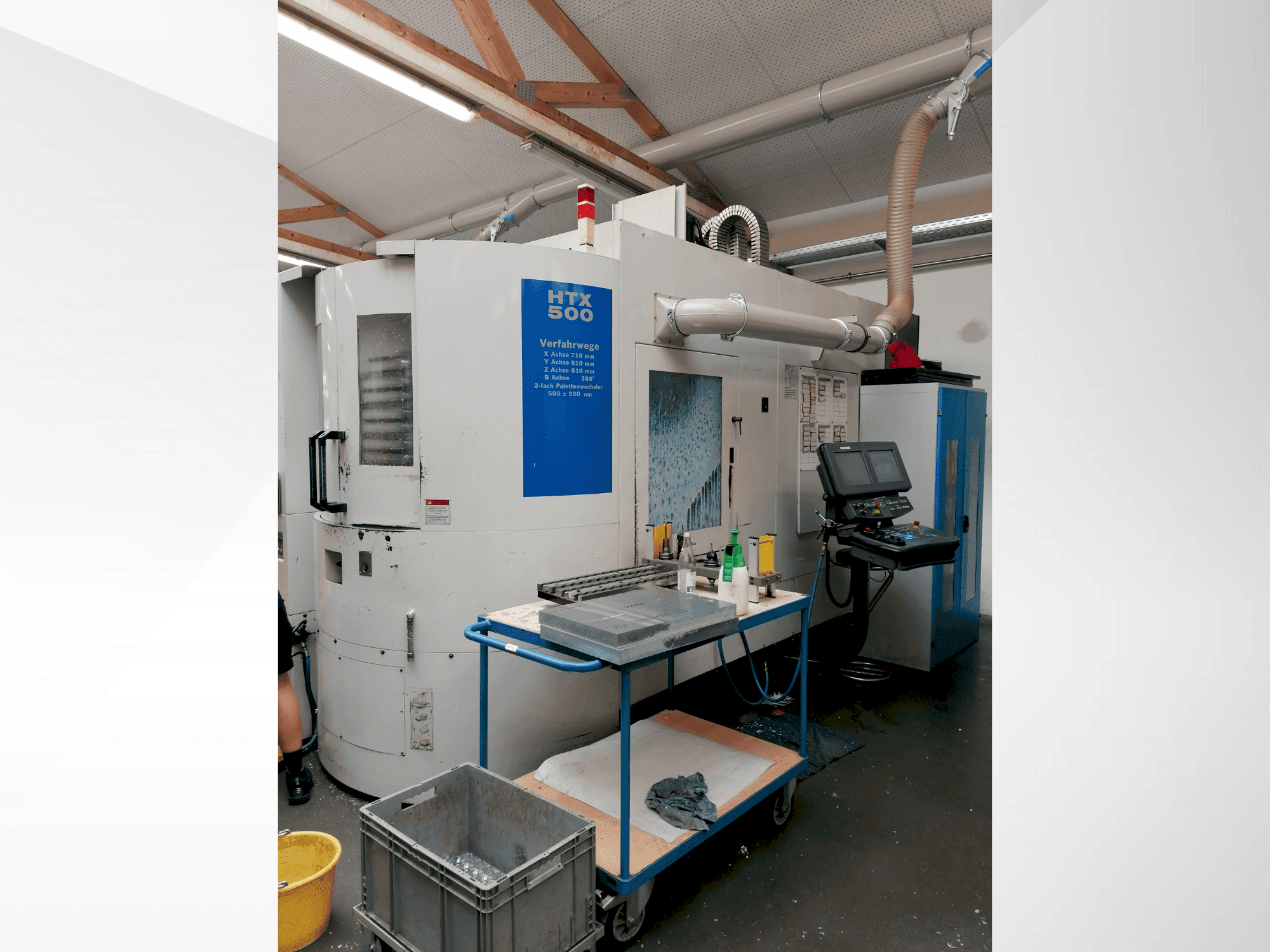 Front view of Hurco HTX 500  machine