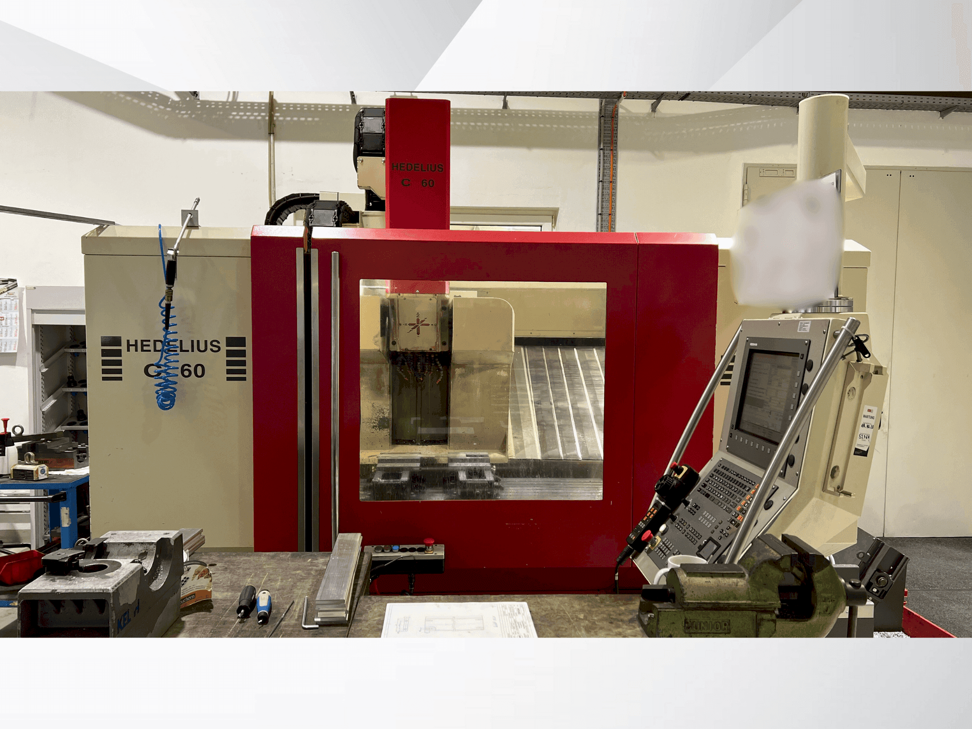 Front view of HEDELIUS C60S-1200  machine