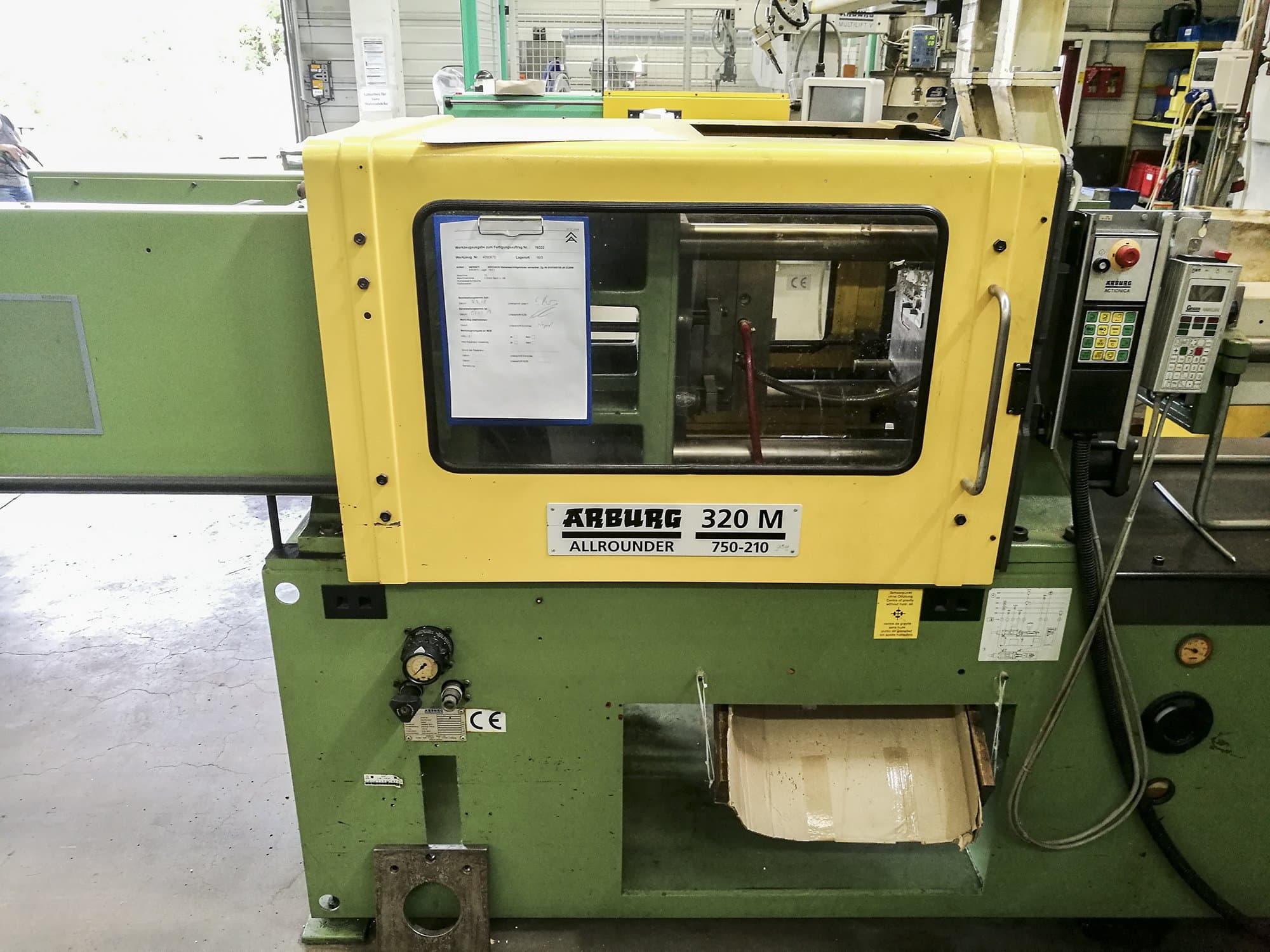 Front view of Arburg 320M 750-210 Machine