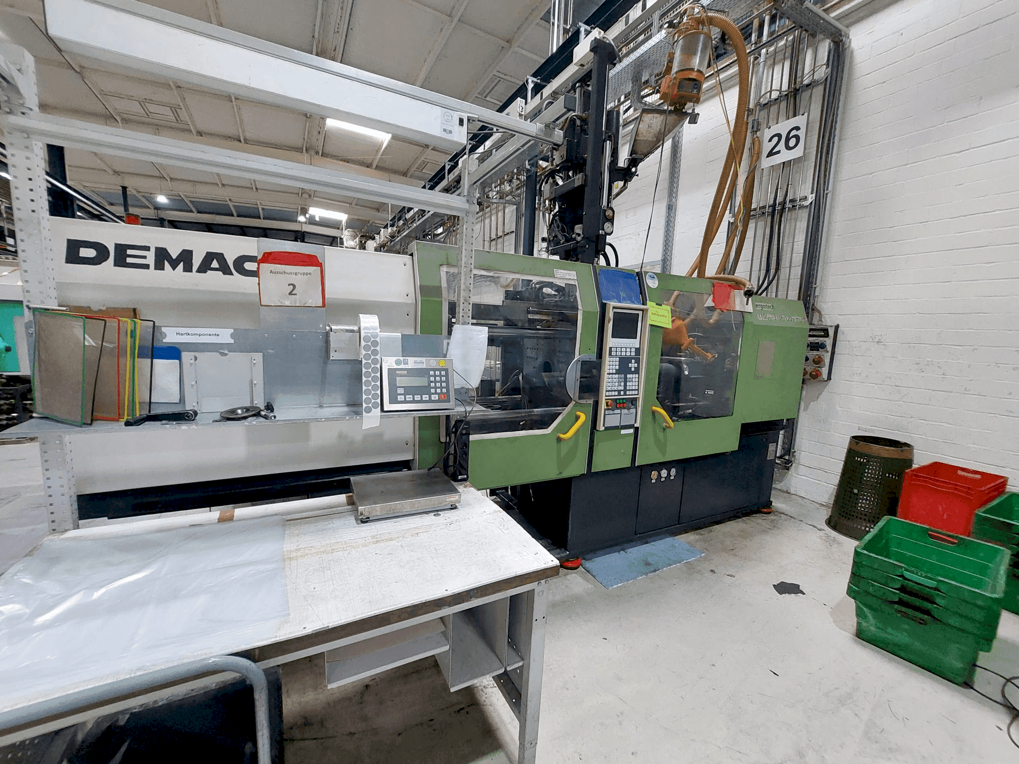 Front view of DEMAG D110-310H/120V  machine