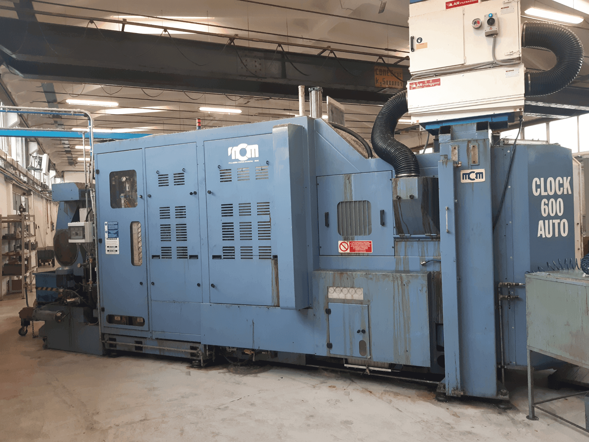 Front view of MCM Clock 600 Auto  machine