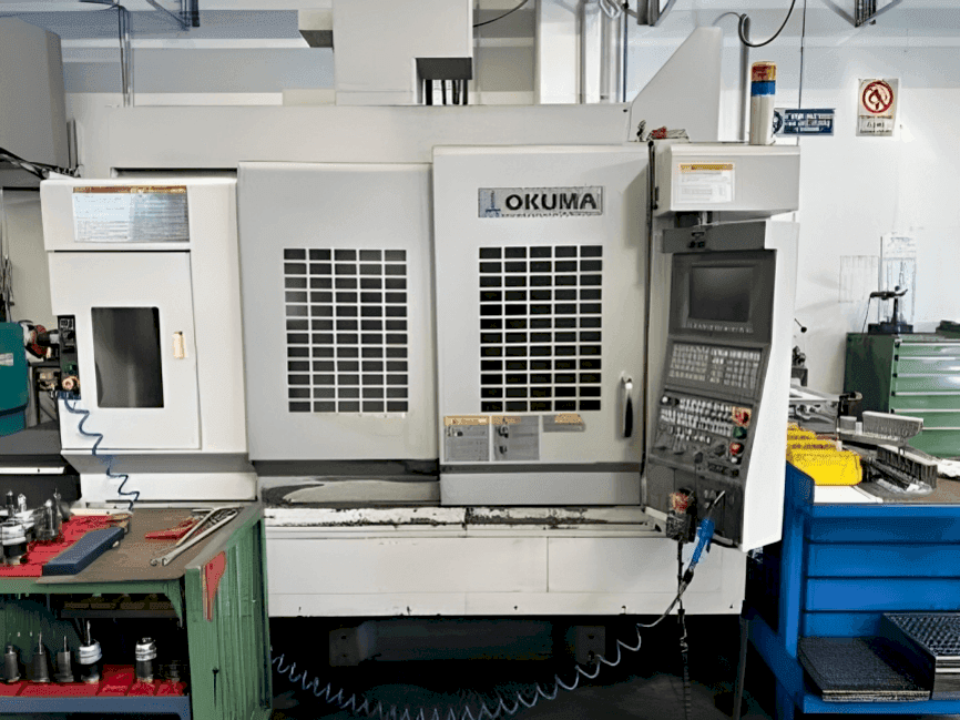 Front view of Okuma MB 56-VA  machine