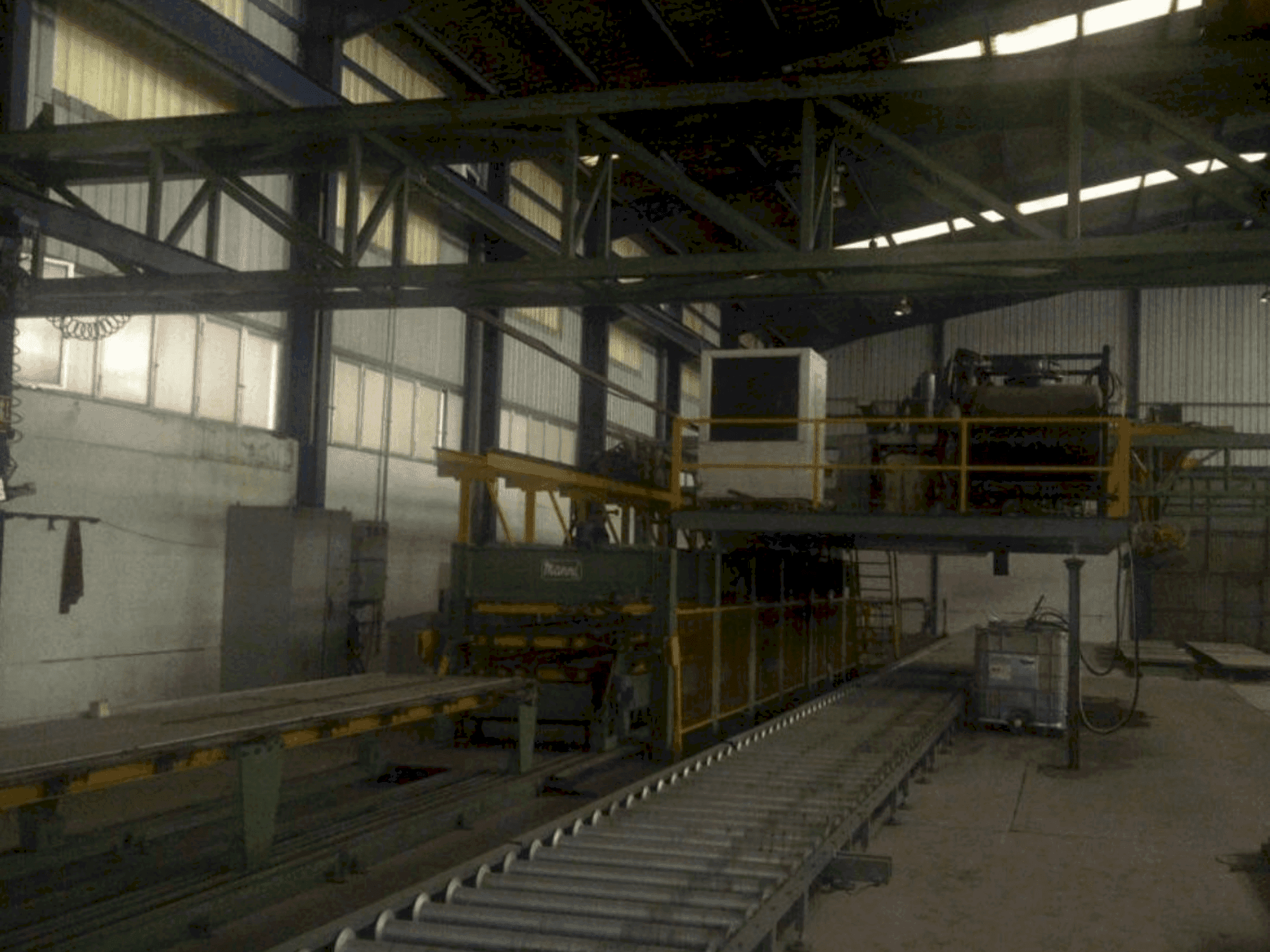 Front view of MANNI Sandwich Panel Production Line  machine