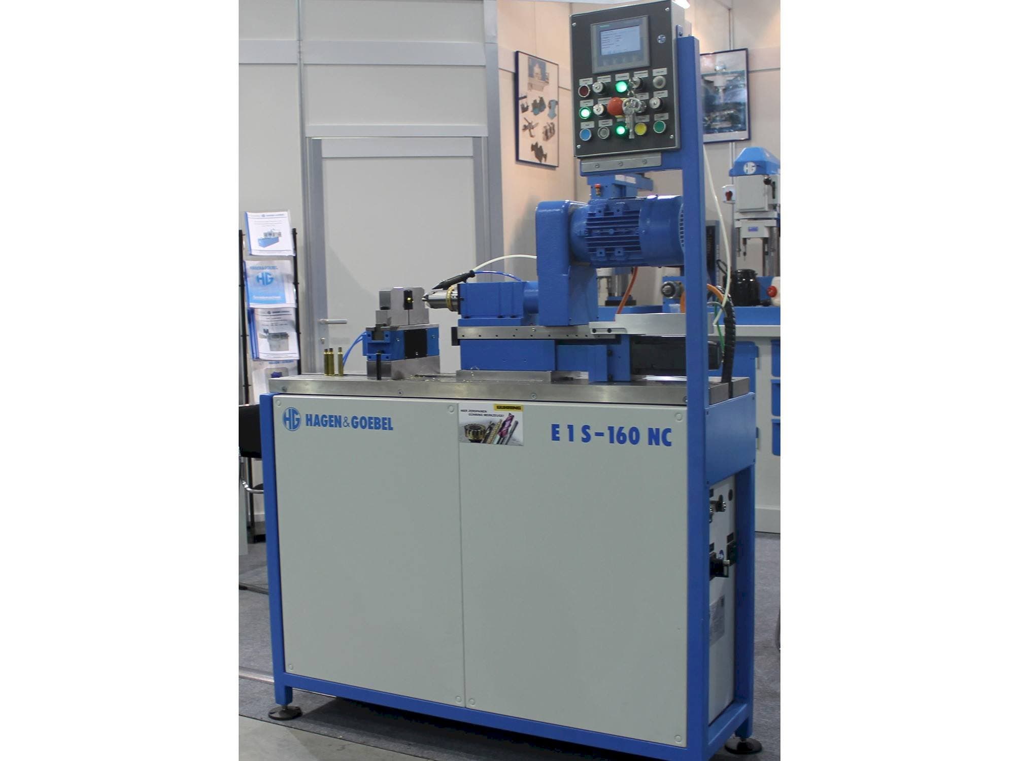 Front view of HAGEN&GOEBEL E 1 S – 160 NC  machine