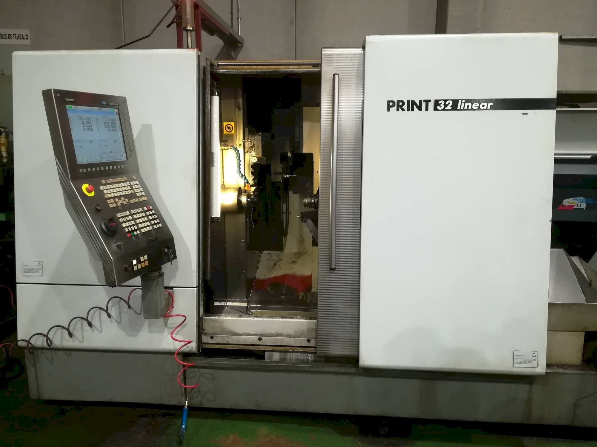 Front view of Gildemeister Sprint 32 linear  machine