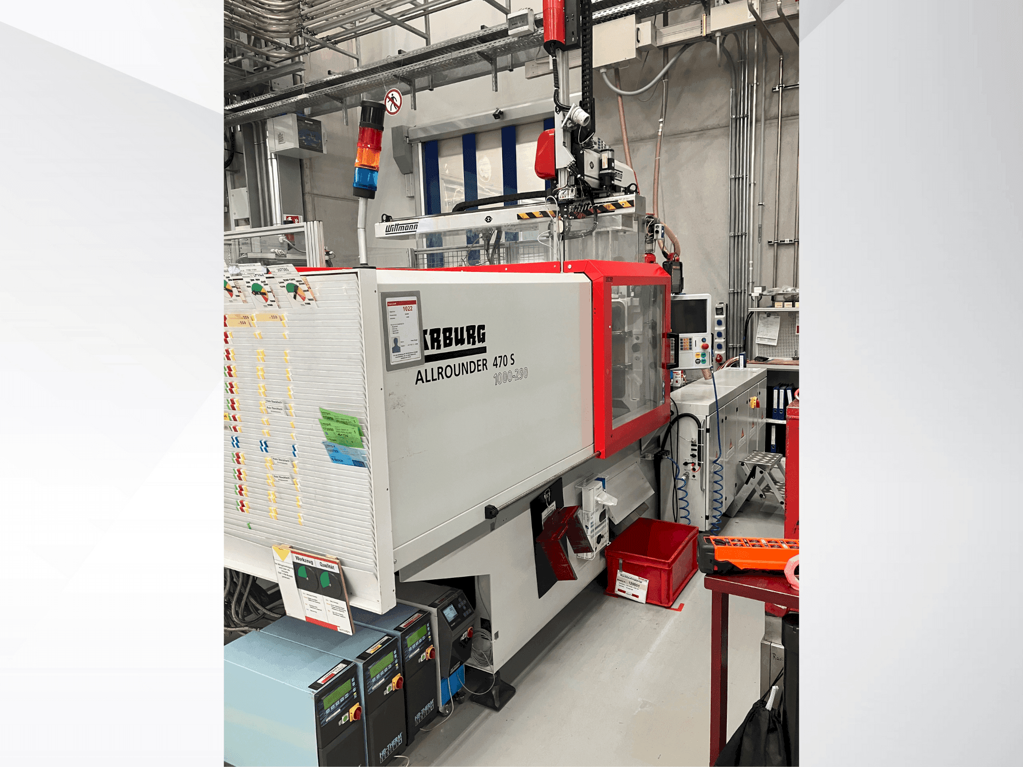 Front view of Arburg Allrounder 470 S 1000-290  machine