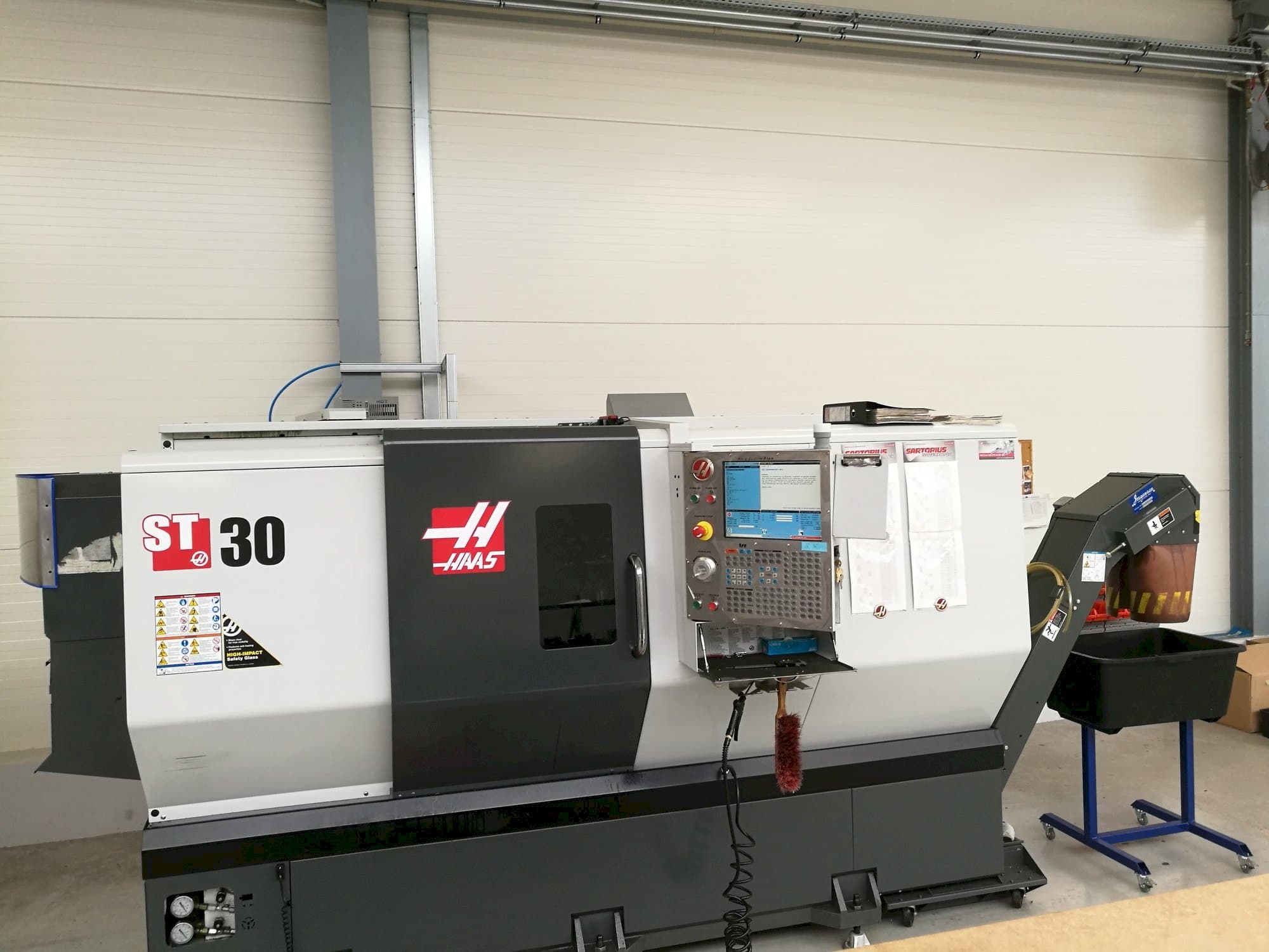 Front view of HAAS ST-30  machine