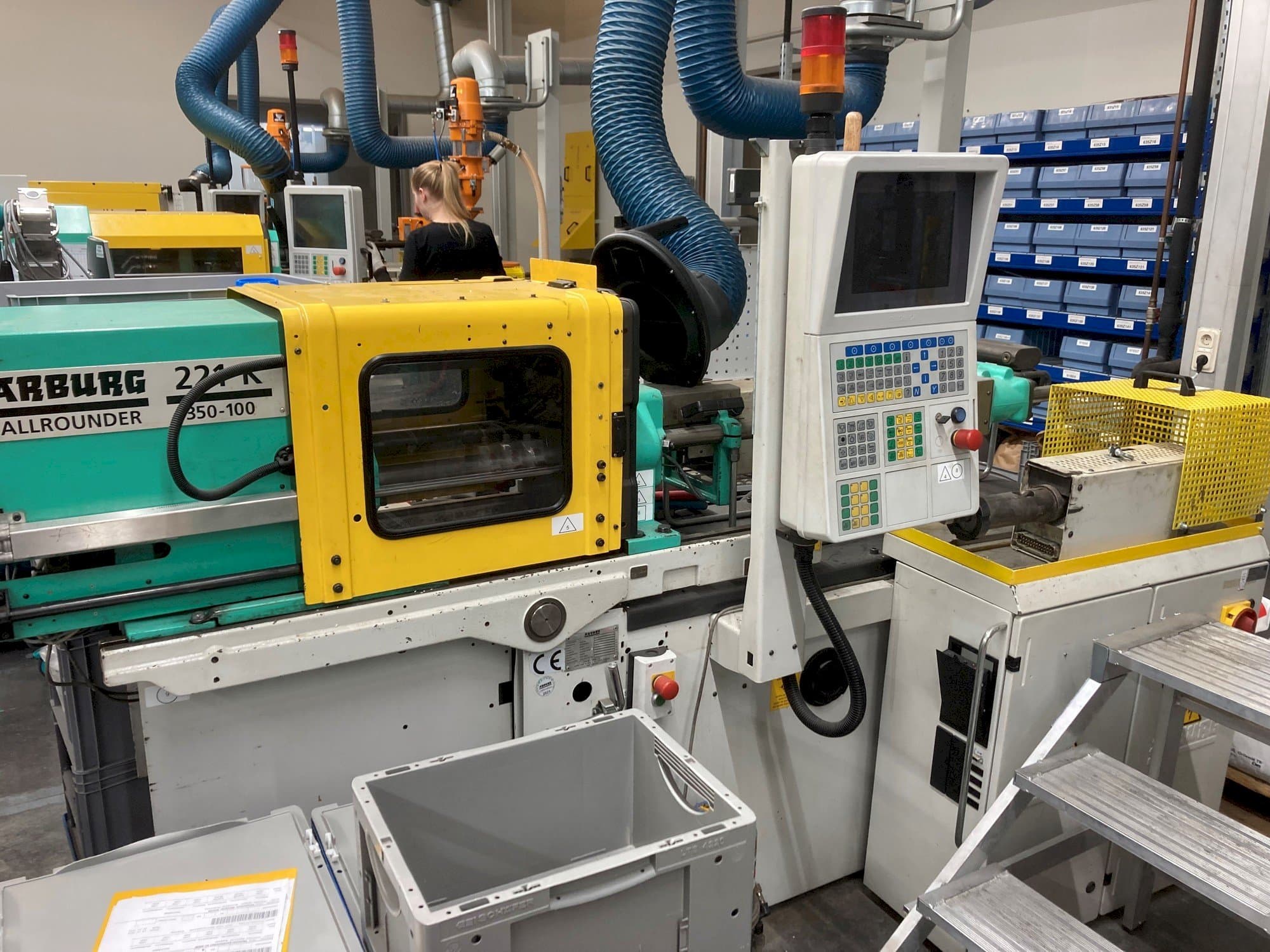 Front view of Arburg 221 K 350-100U  machine