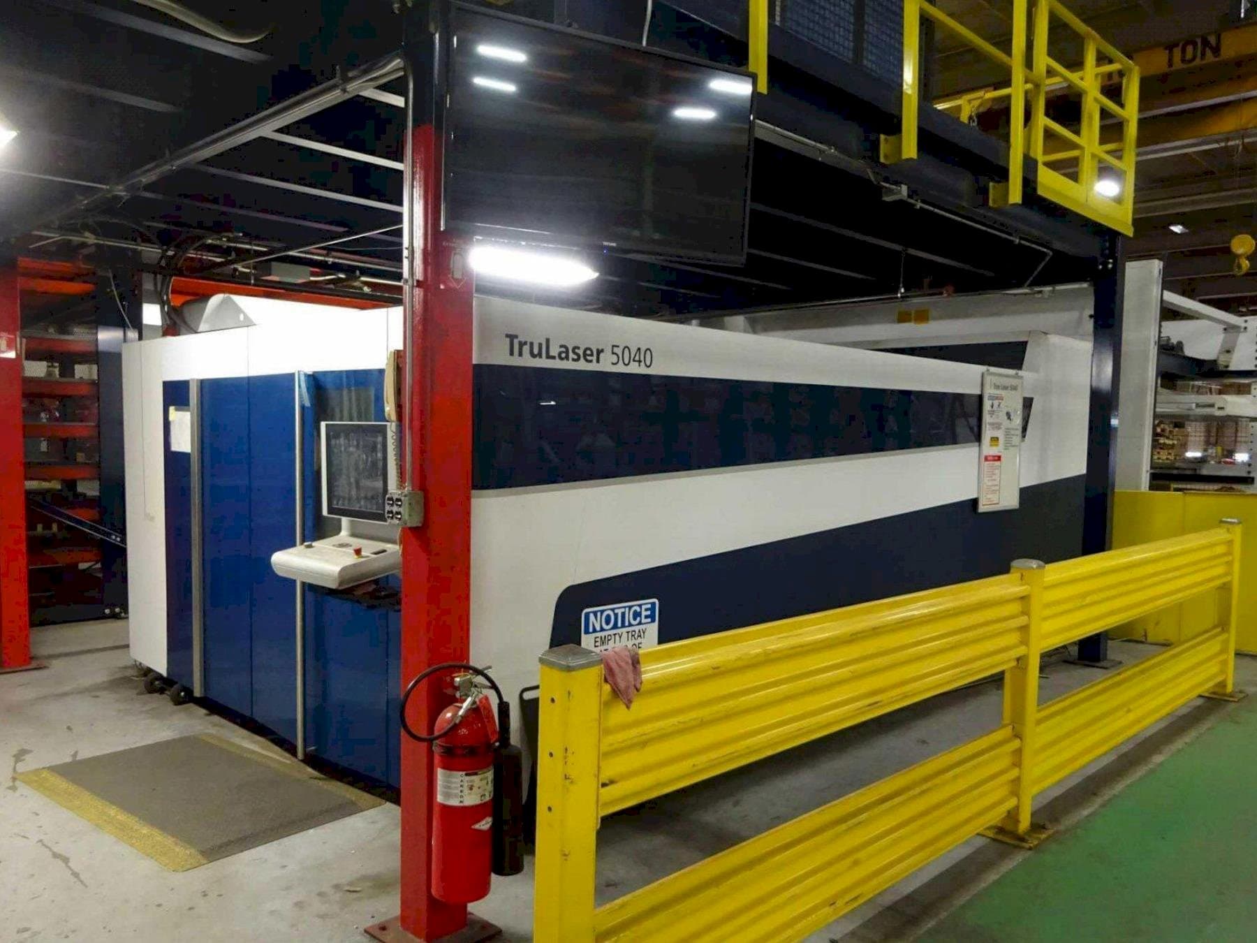 Front view of Trumpf TruLaser 5040 Fiber  machine