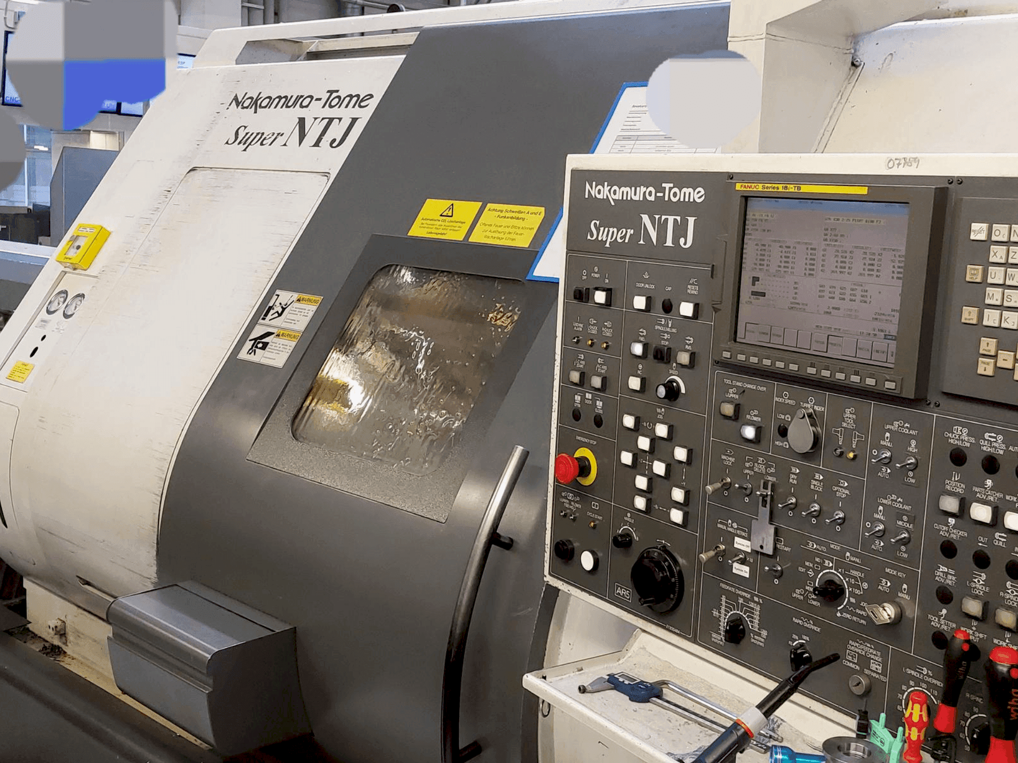 Front view of NAKAMURA Super NTJ (2006)  machine