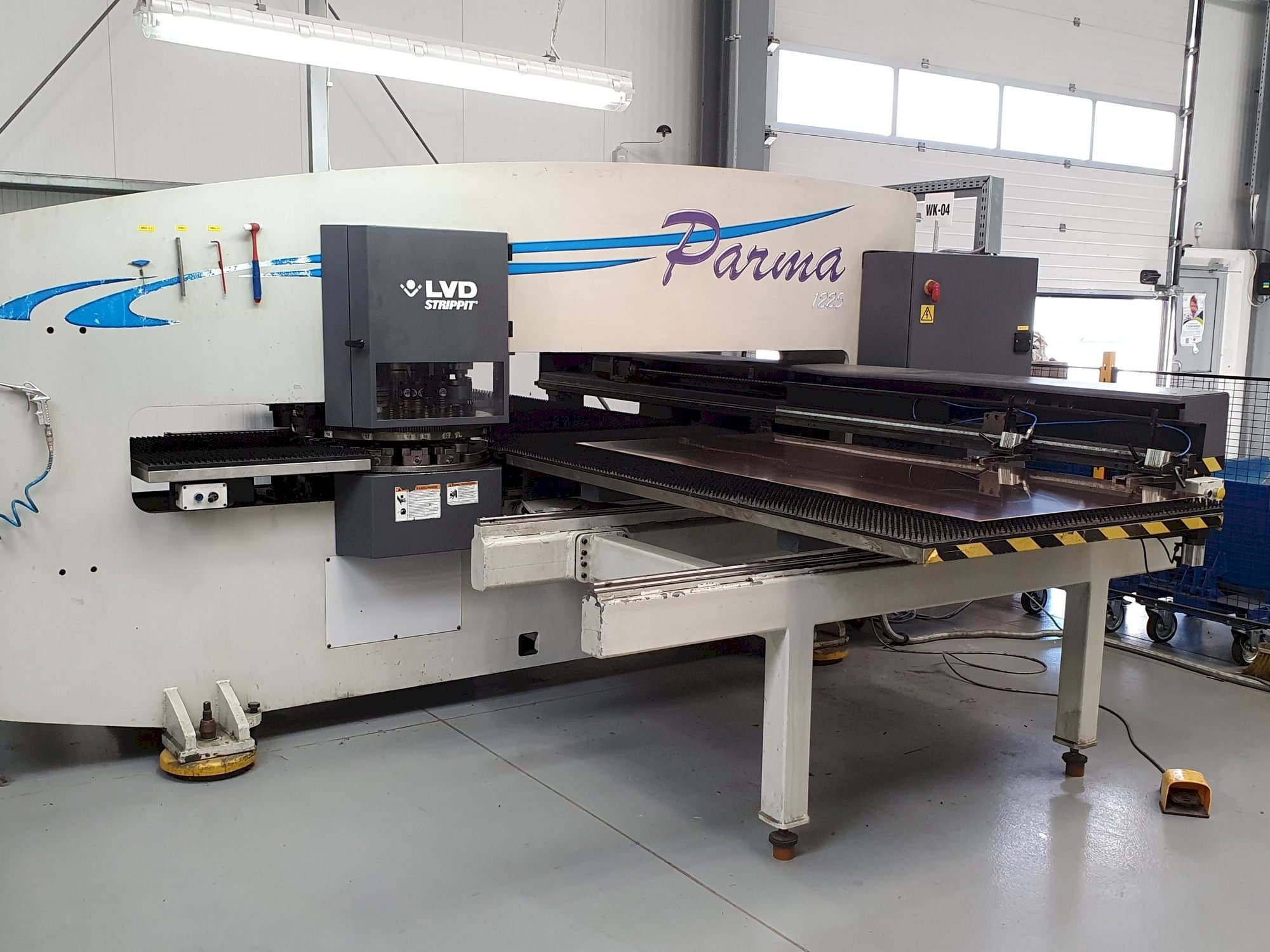 Front view of LVD PARMA 1225 TK  machine