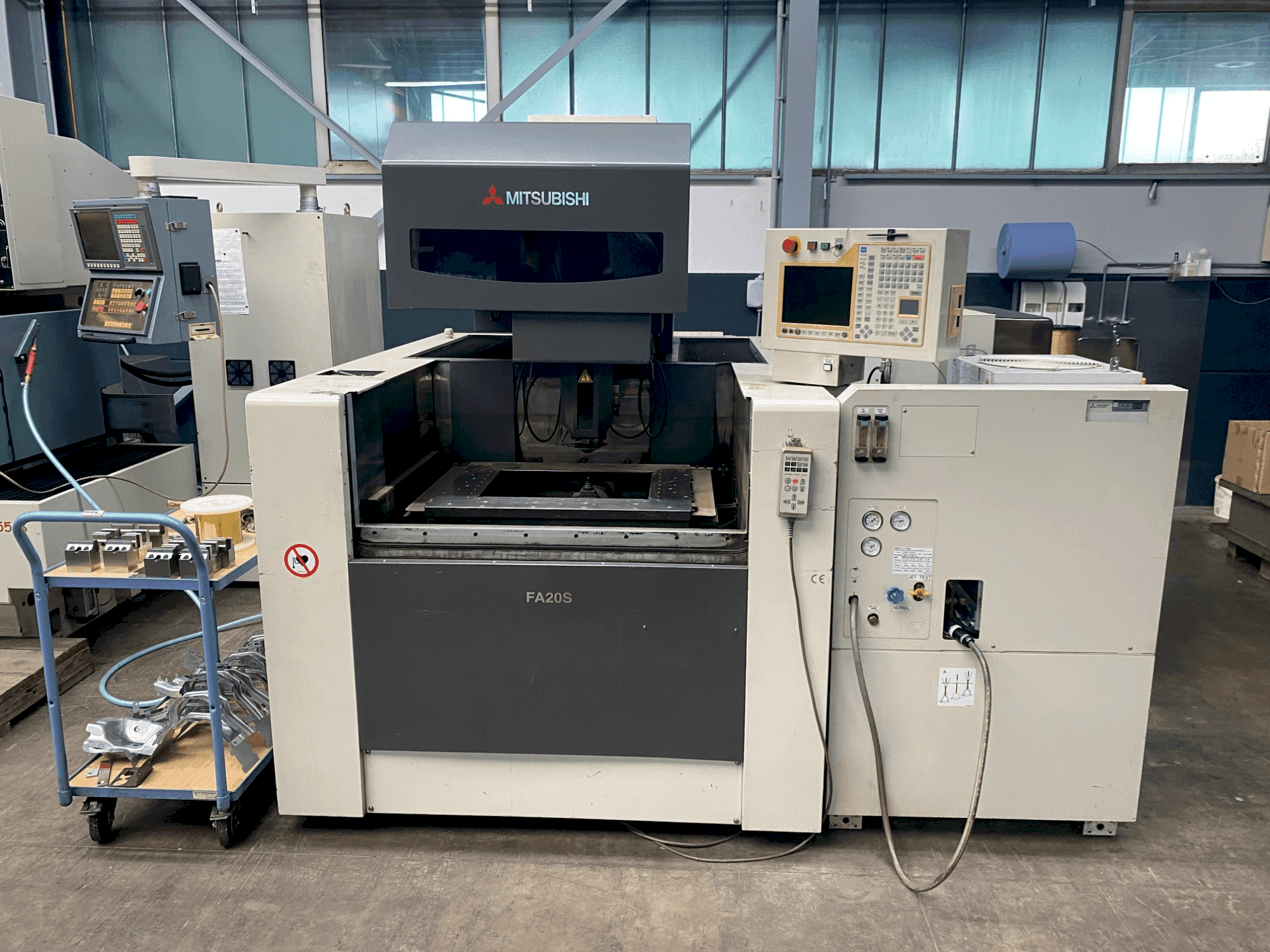 Front view of Mitsubishi FA 20 SM  machine