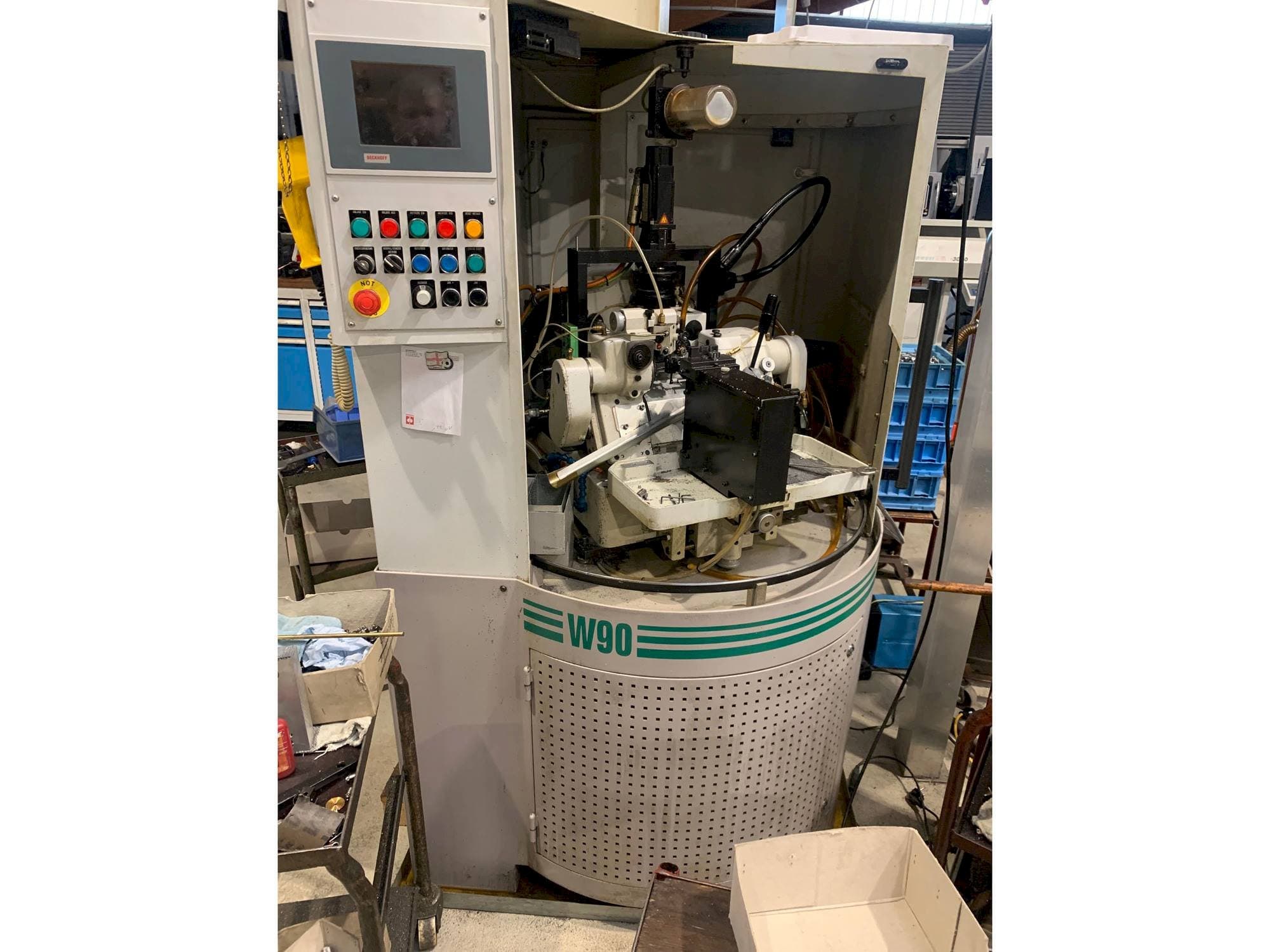 Front view of Lambert Wahli W 90 CNC  machine