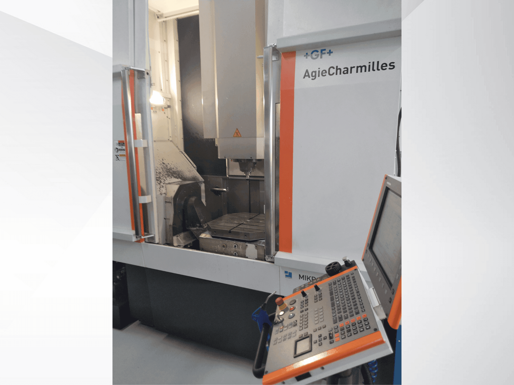 Front view of MIKRON UCP 800 Duro  machine