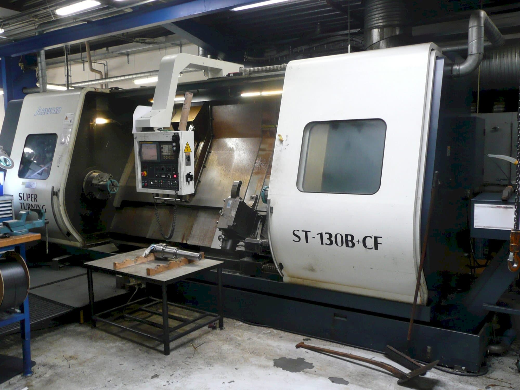 Front view of Johnford ST-130 B+CF  machine