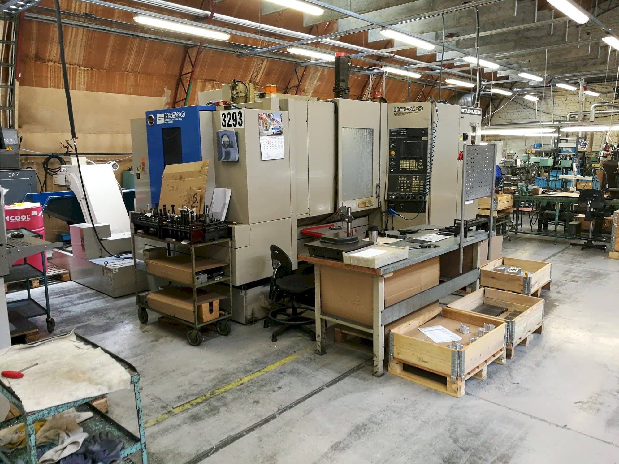 Front view of HITACHI SEIKI HS 500  machine