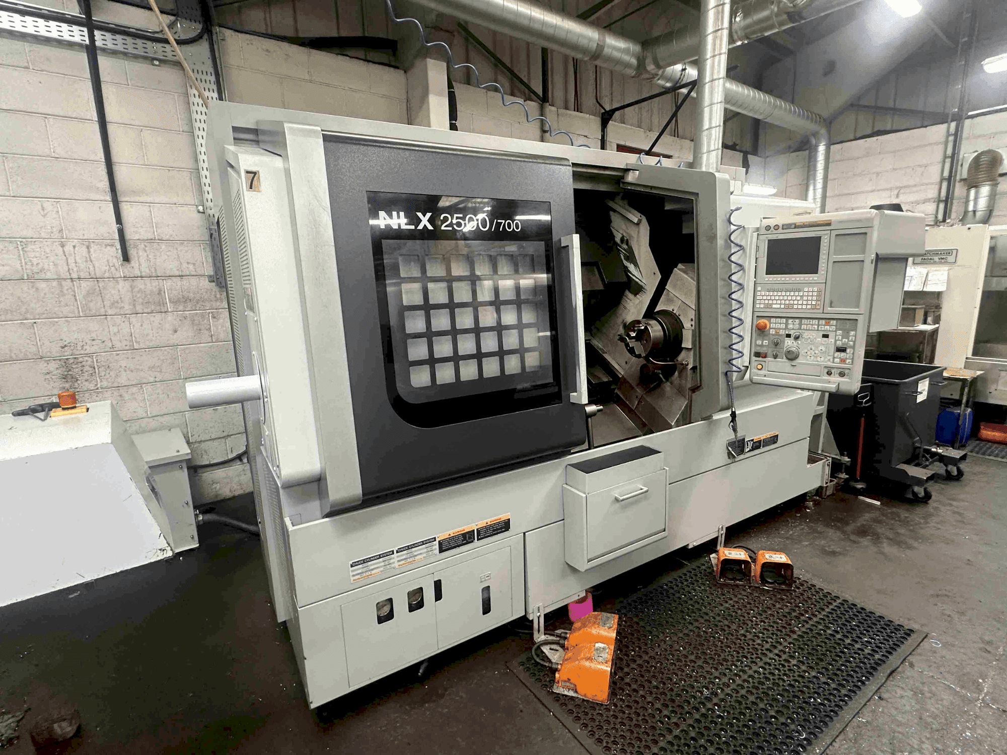 Left side view of DMG MORI NLX2500SY/700  machine