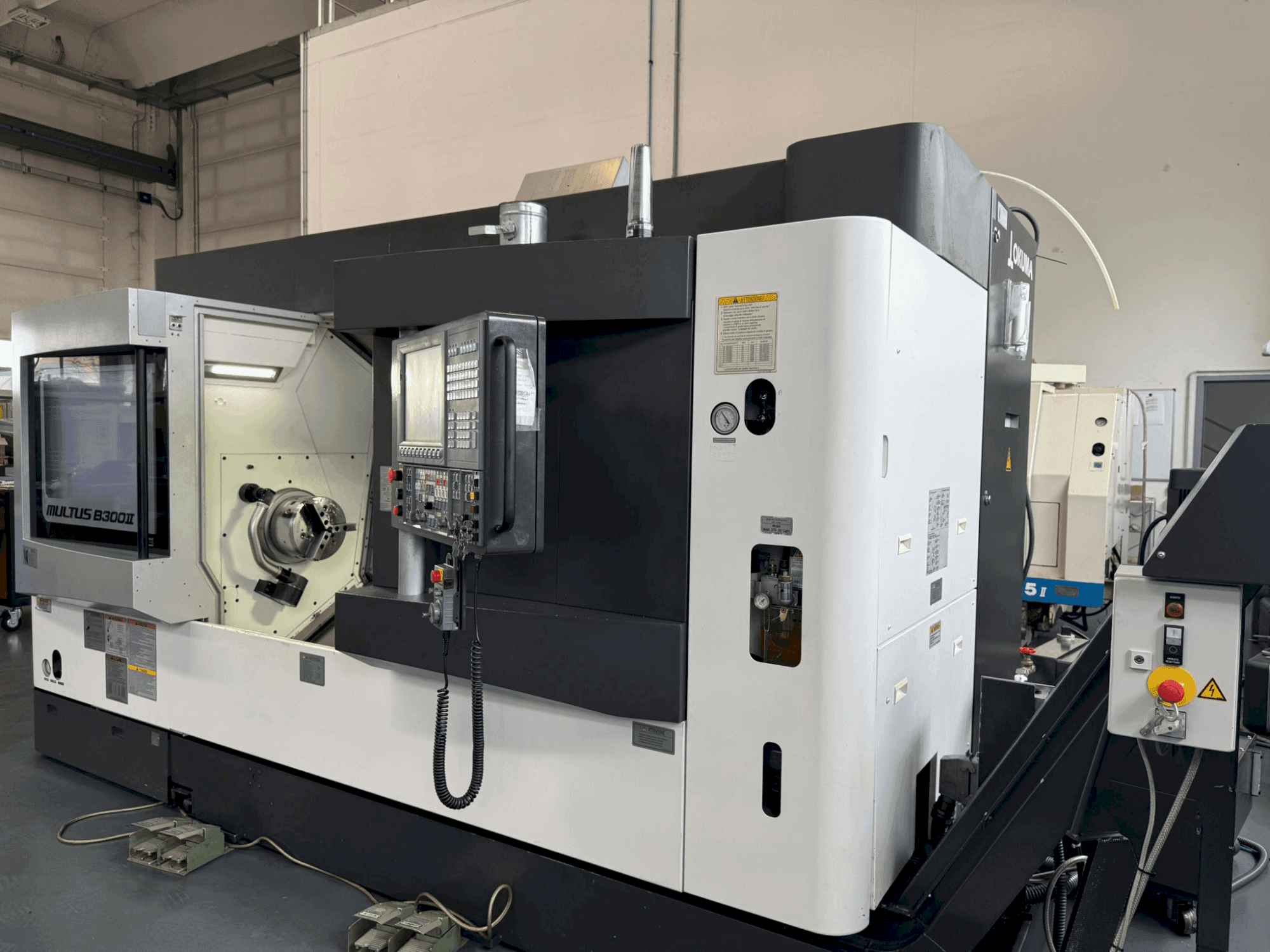 Front view of Okuma MULTUS B300II  machine