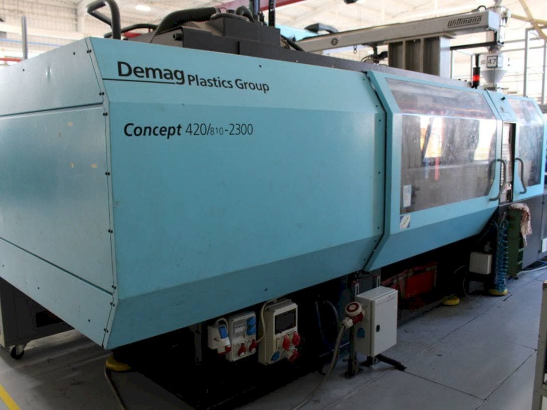 Front view of DEMAG 420/810-2300 NC4  machine