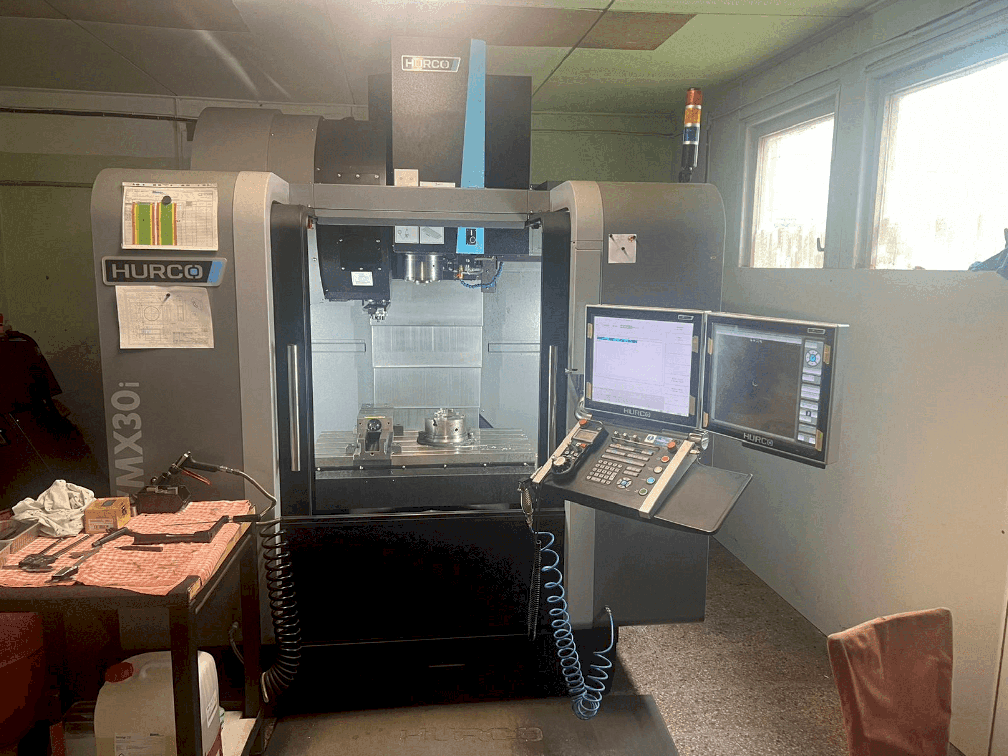 Front view of Hurco VMX30i  machine