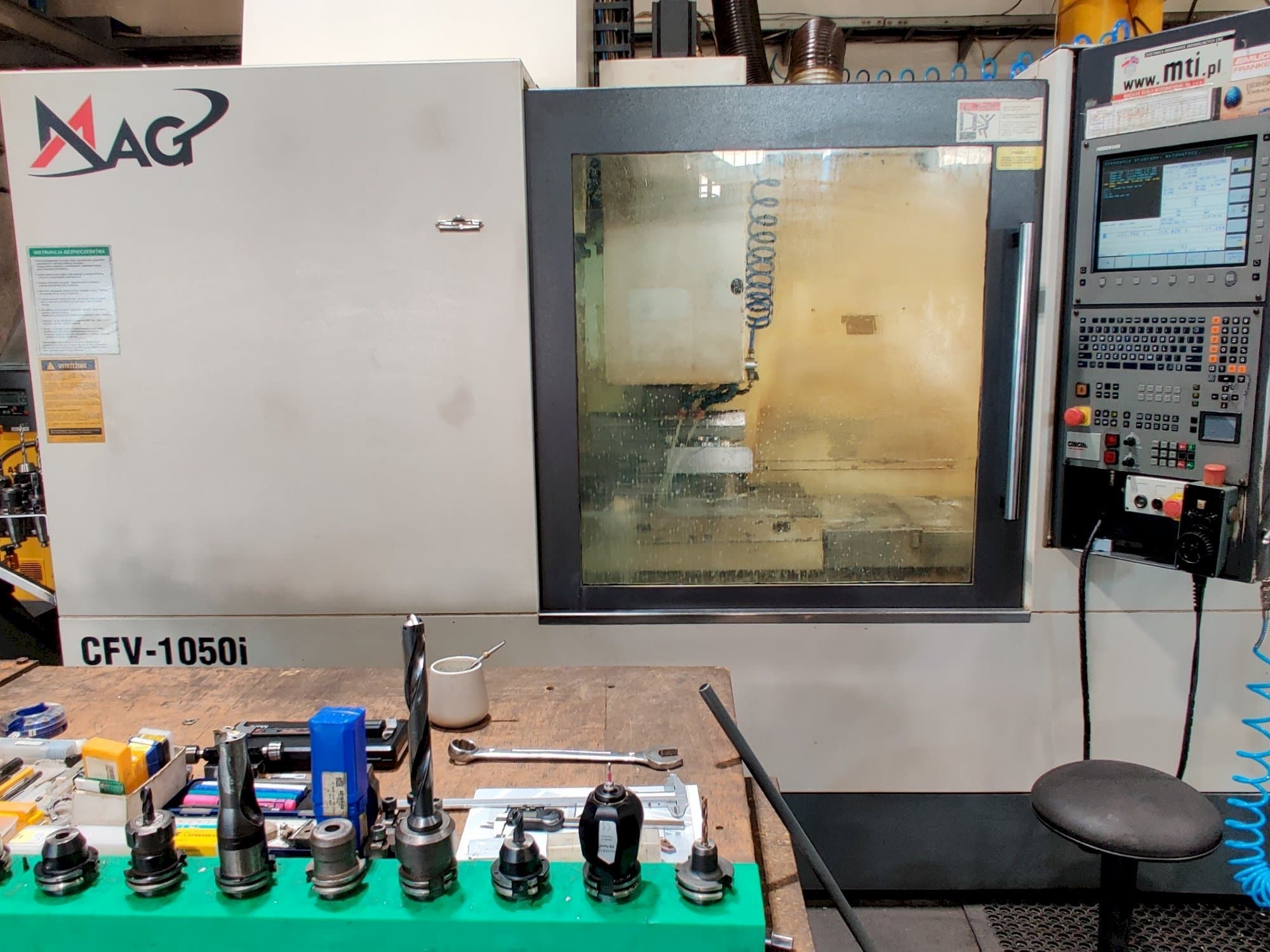 Front view of MAG CFV 1050  machine