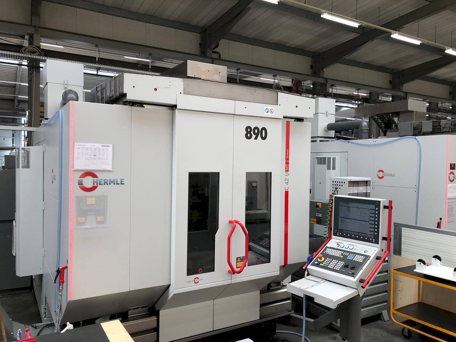 Front view of HERMLE C42U MT  machine