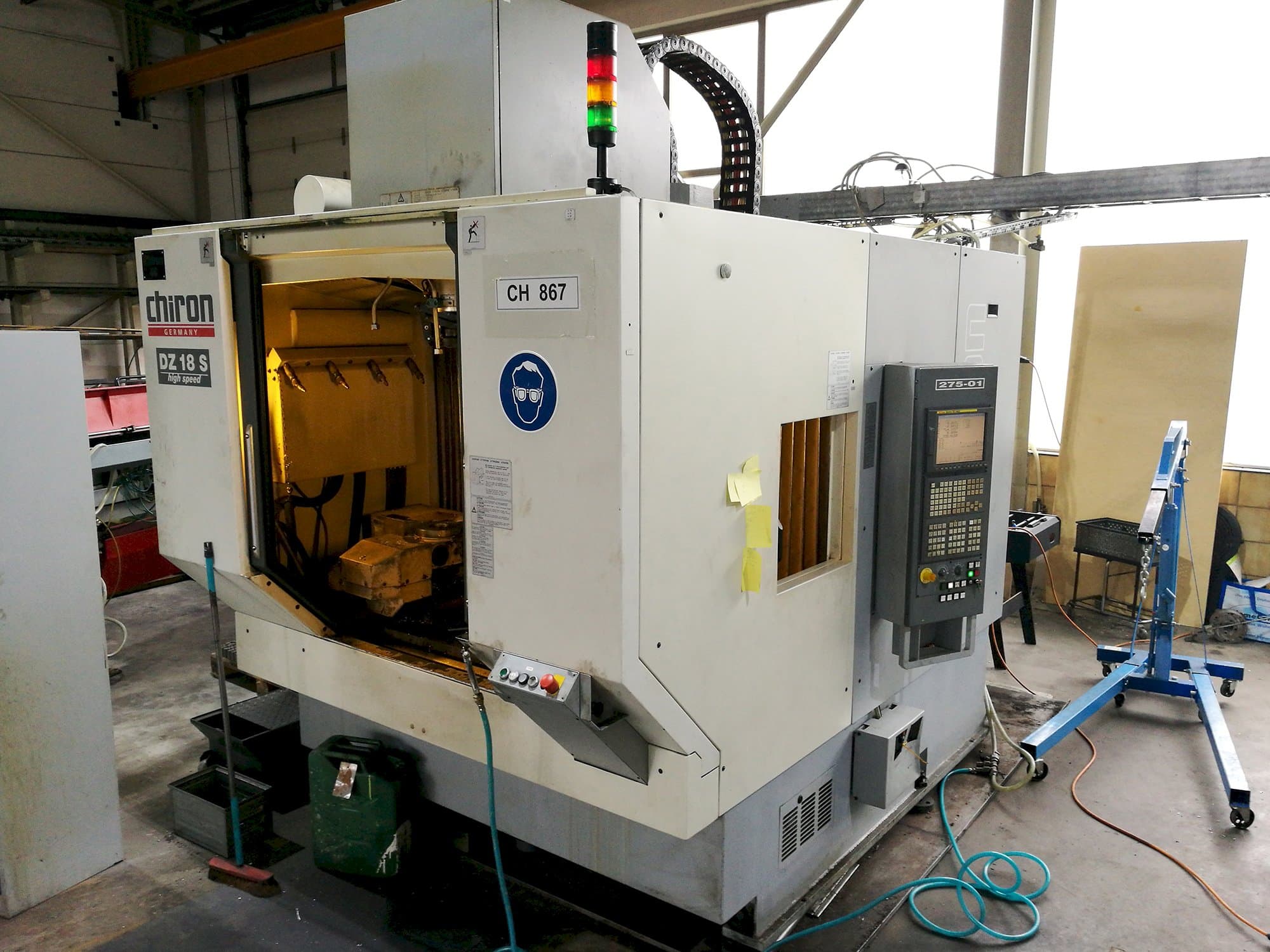 Left view of Chiron DZ 18 S Machine