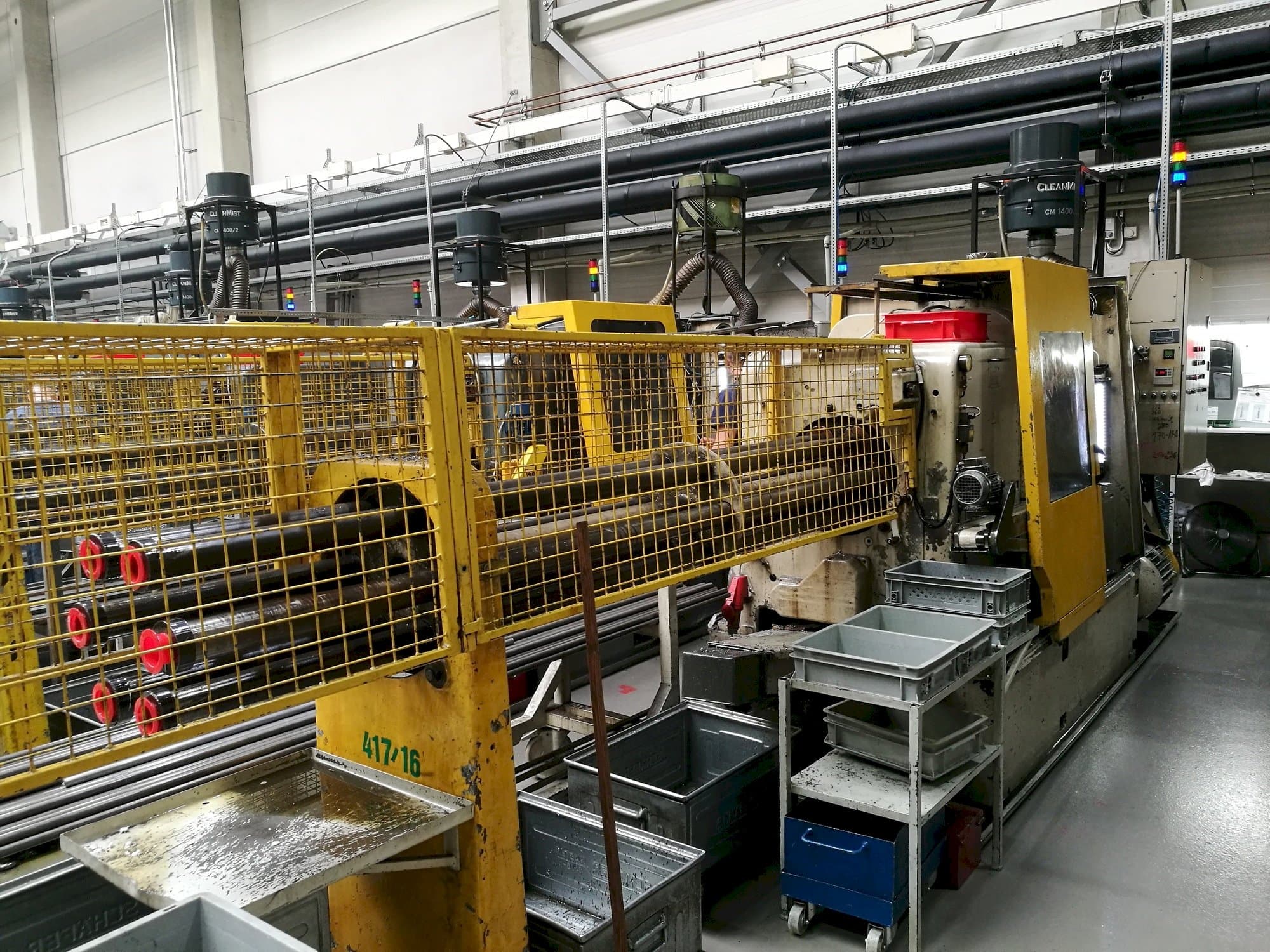 Front view of Wickman 1  3/8"-6  machine