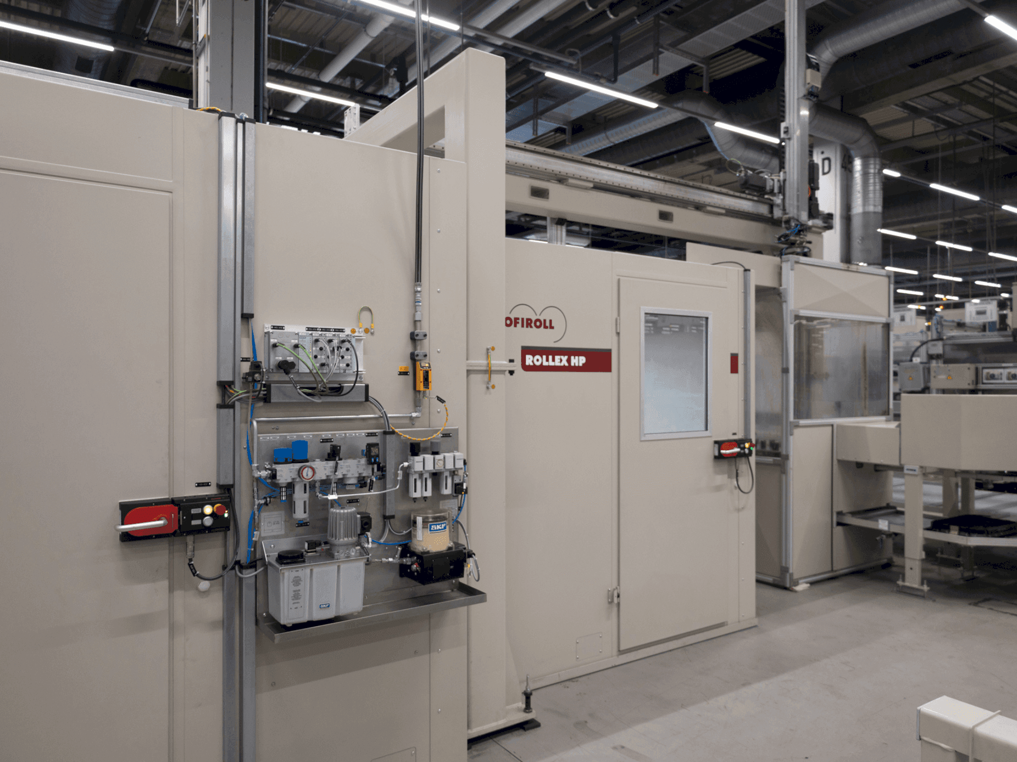 Front view of PROFIROLL ROLLEX HP  machine