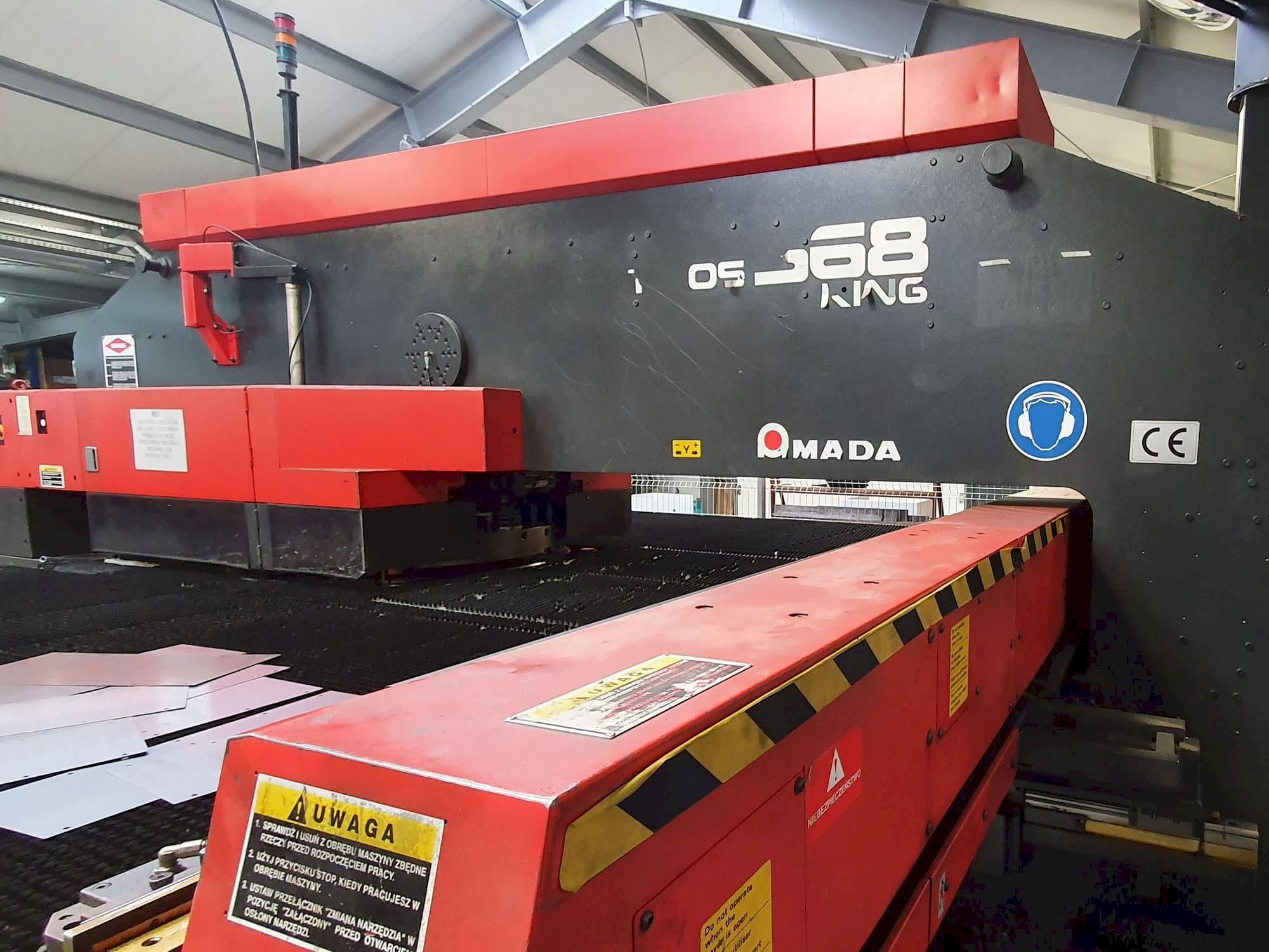 Front view of AMADA VIPROS 368 KING  machine