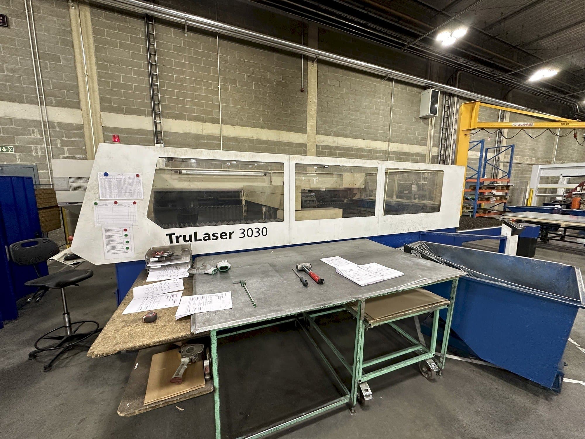 Front view of TRUMPF Trulaser 3030  machine