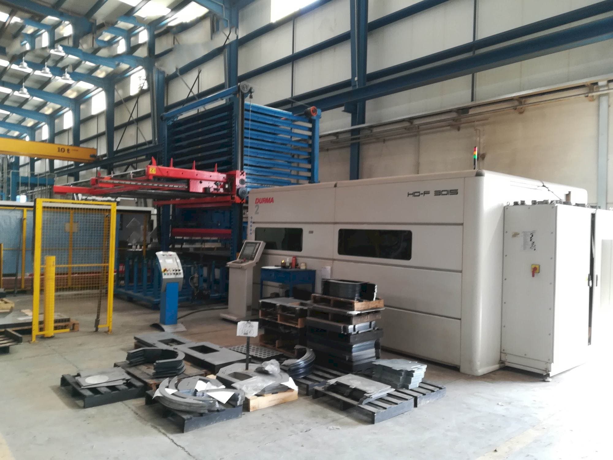 Front view of Durma HD-F 3015  machine