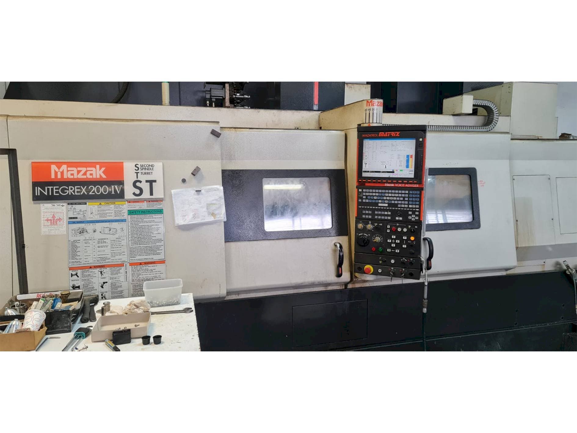 Front view of Mazak Integrex 200-IV ST  machine