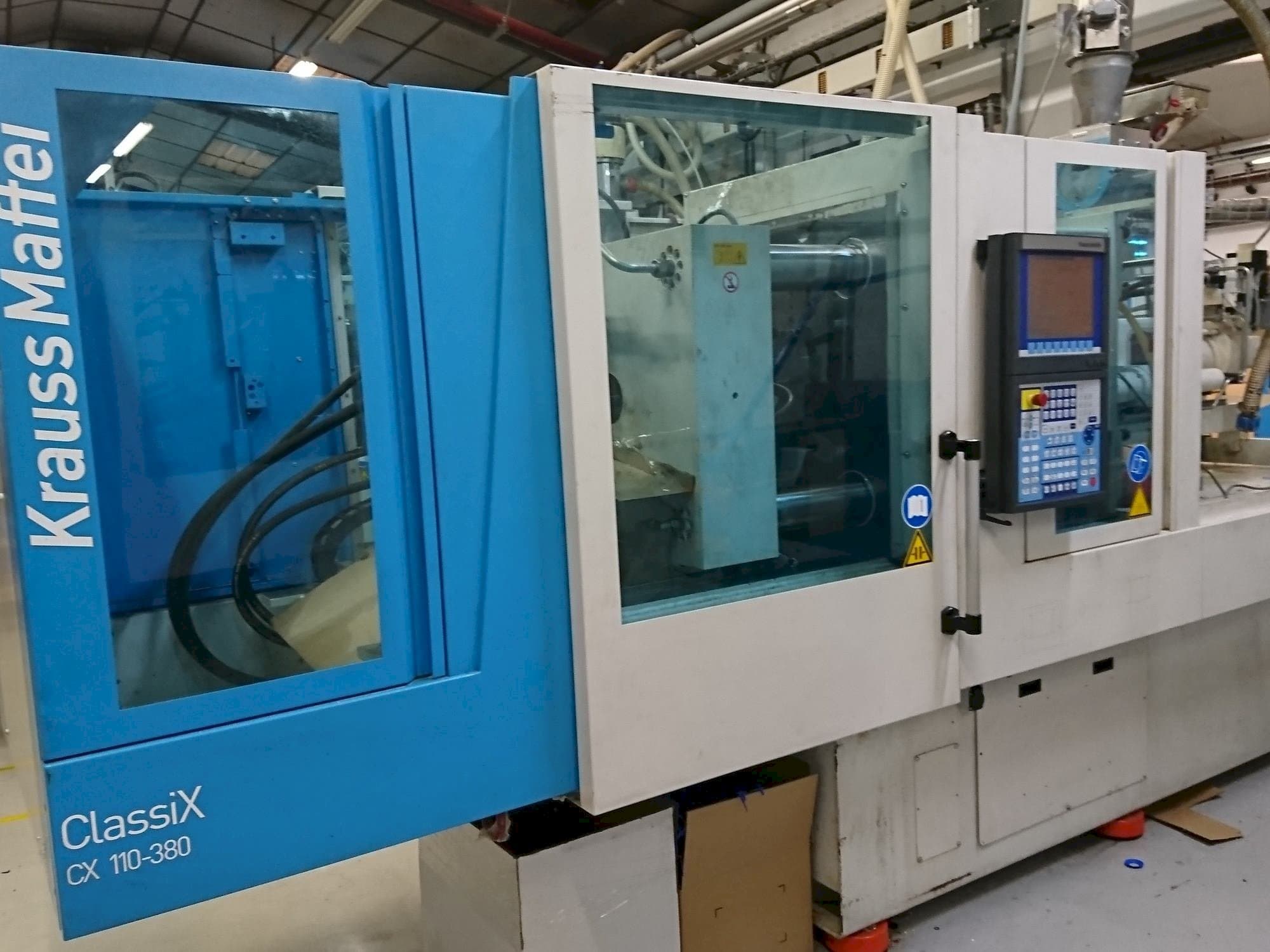 Front view of Krauss Maffei 110-380 CX  machine