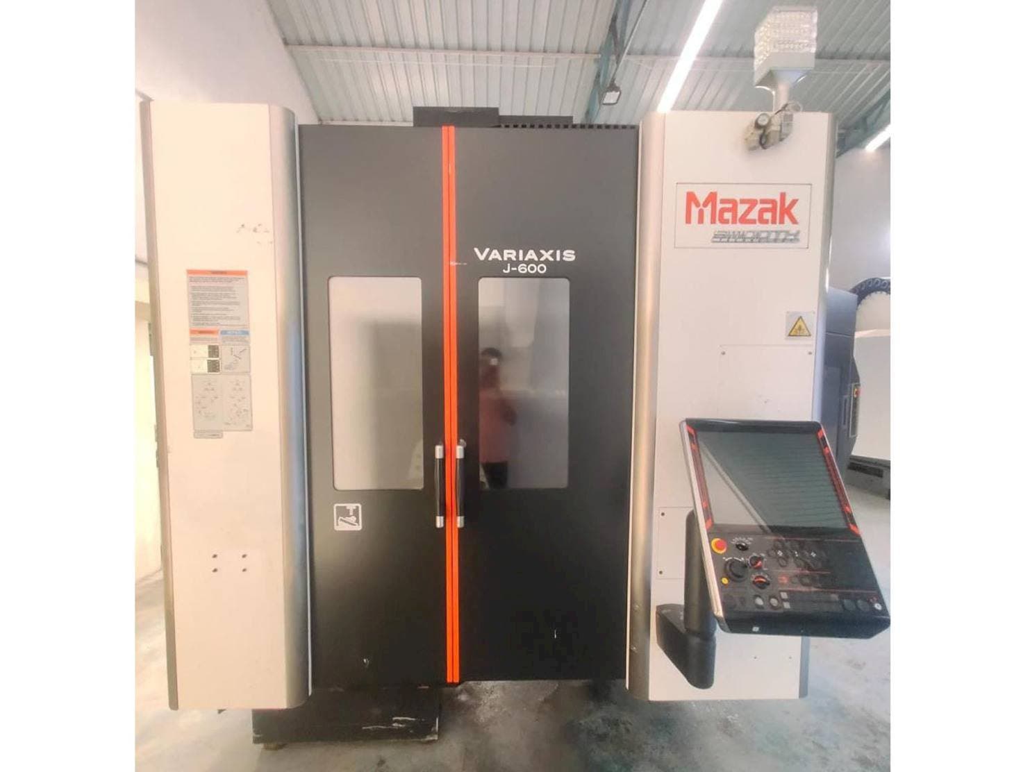 Front view of Mazak Variaxis J-600  machine