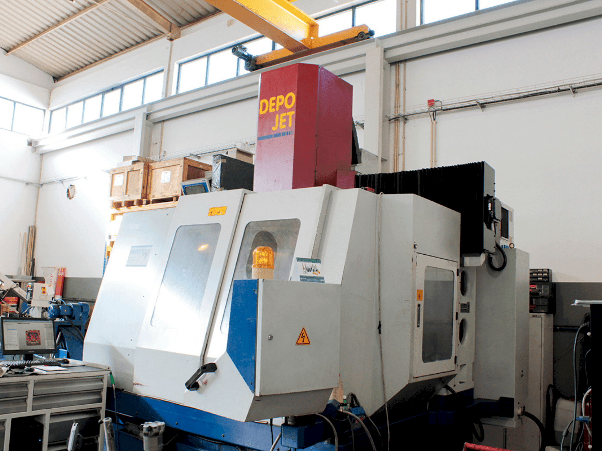 Front view of DEPO Jet  machine