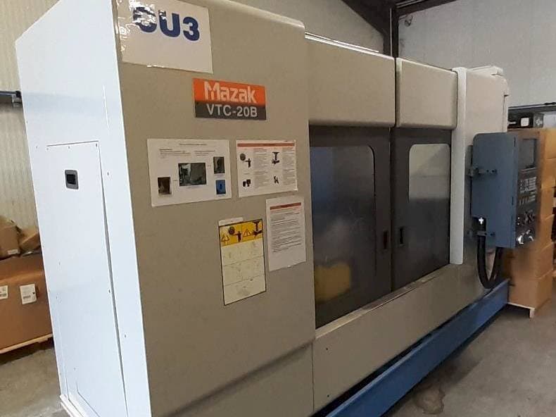 Front view of Mazak VTC 20B  machine