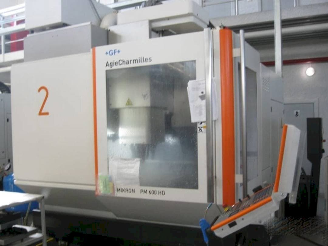 Front view of AgieCharmilles Mikron HPM 600 HD  machine