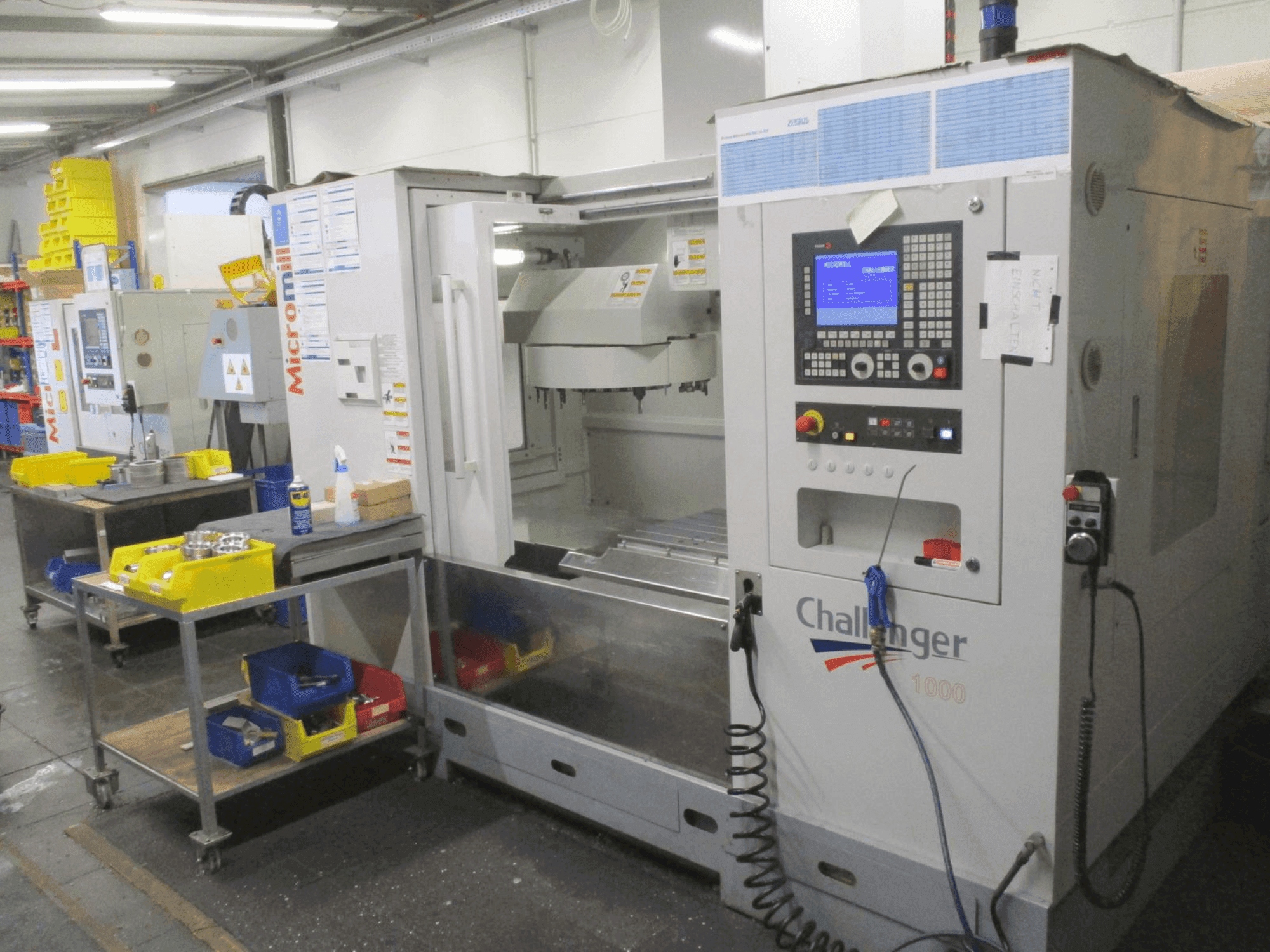 Front view of BUFFALO Micromill Challenger MM-1000  machine