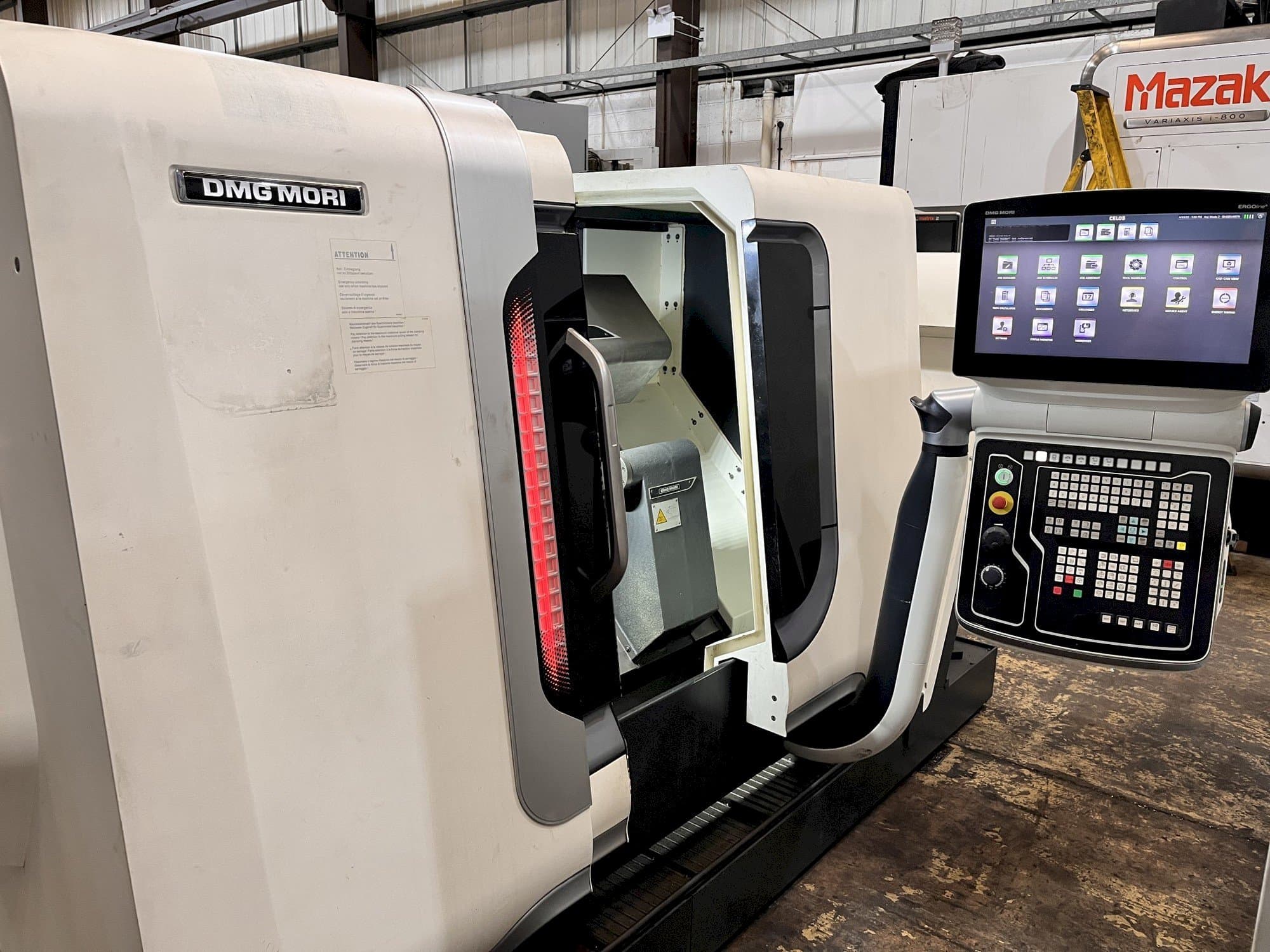 Front view of DMG CTX ALPHA 300  machine