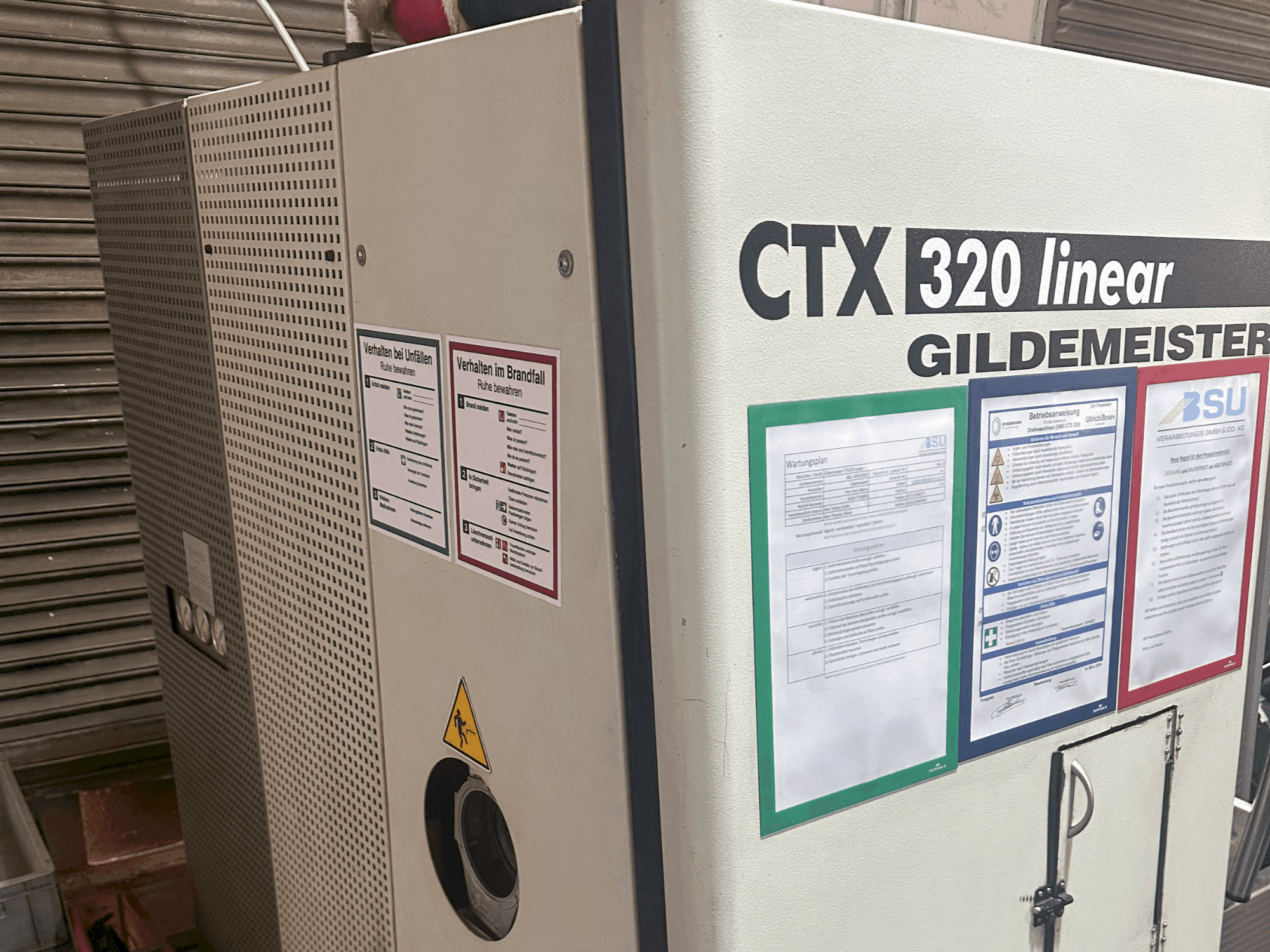 Front view of DMG CTX 320 Linear V5  machine