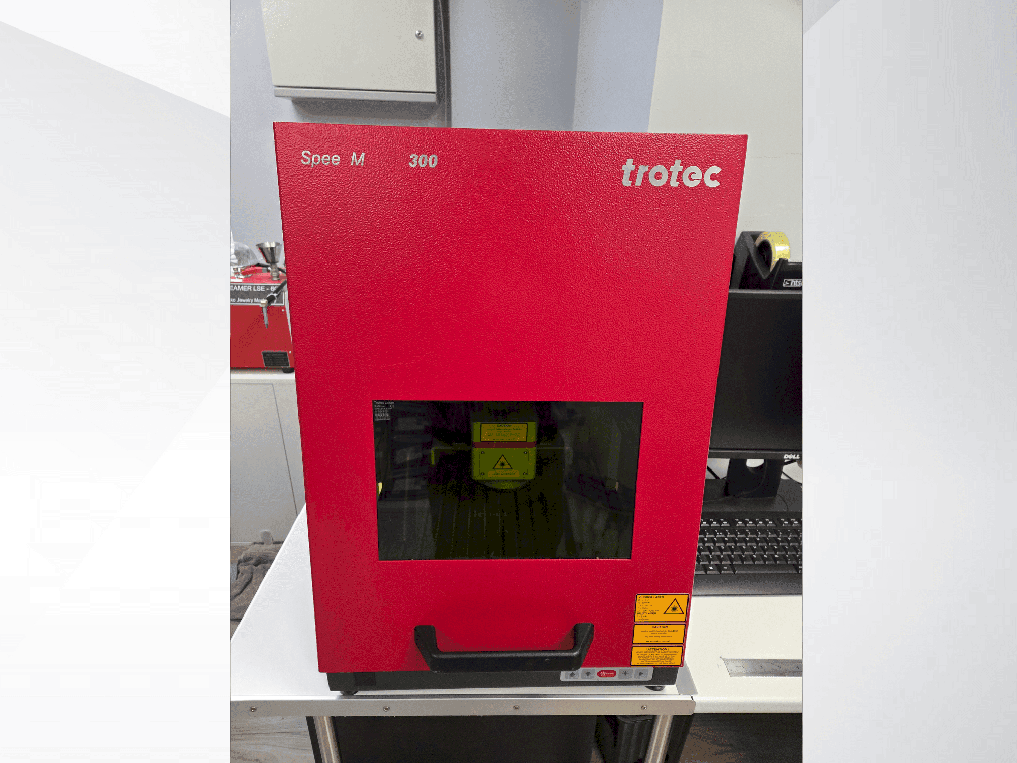 Front view of Trotec Speed marker 300  machine