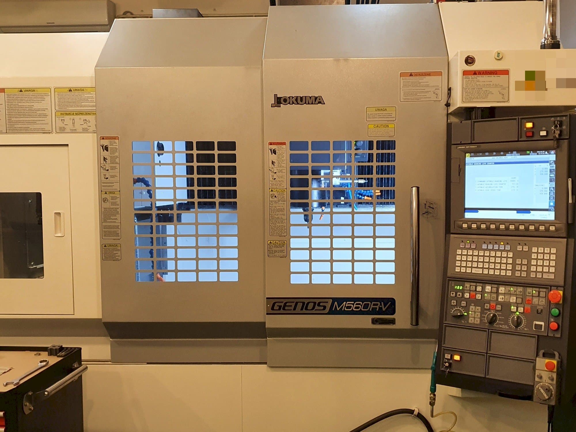 Front view of Okuma GENOS M560R-V  machine