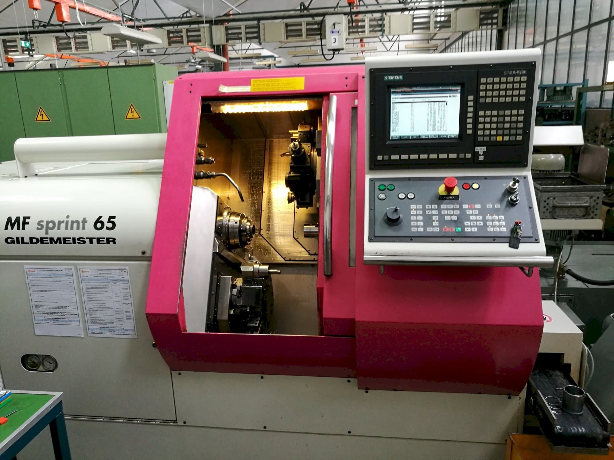 Front view of Gildemeister MF Sprint 65  machine