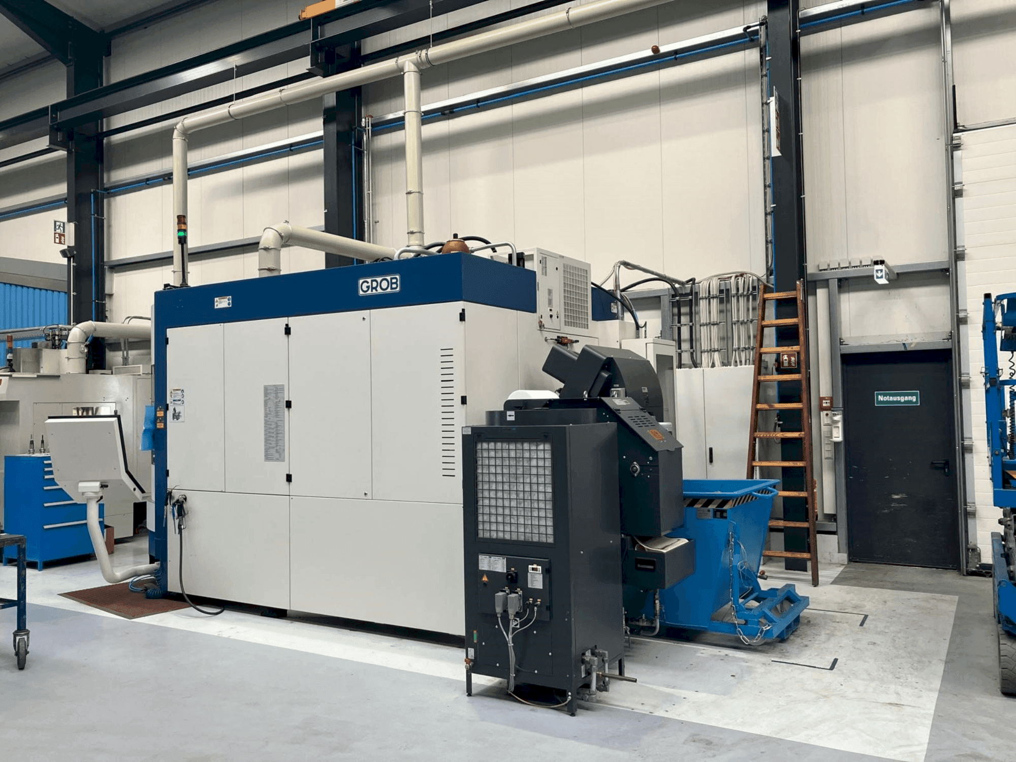 Front view of GROB G550a  machine