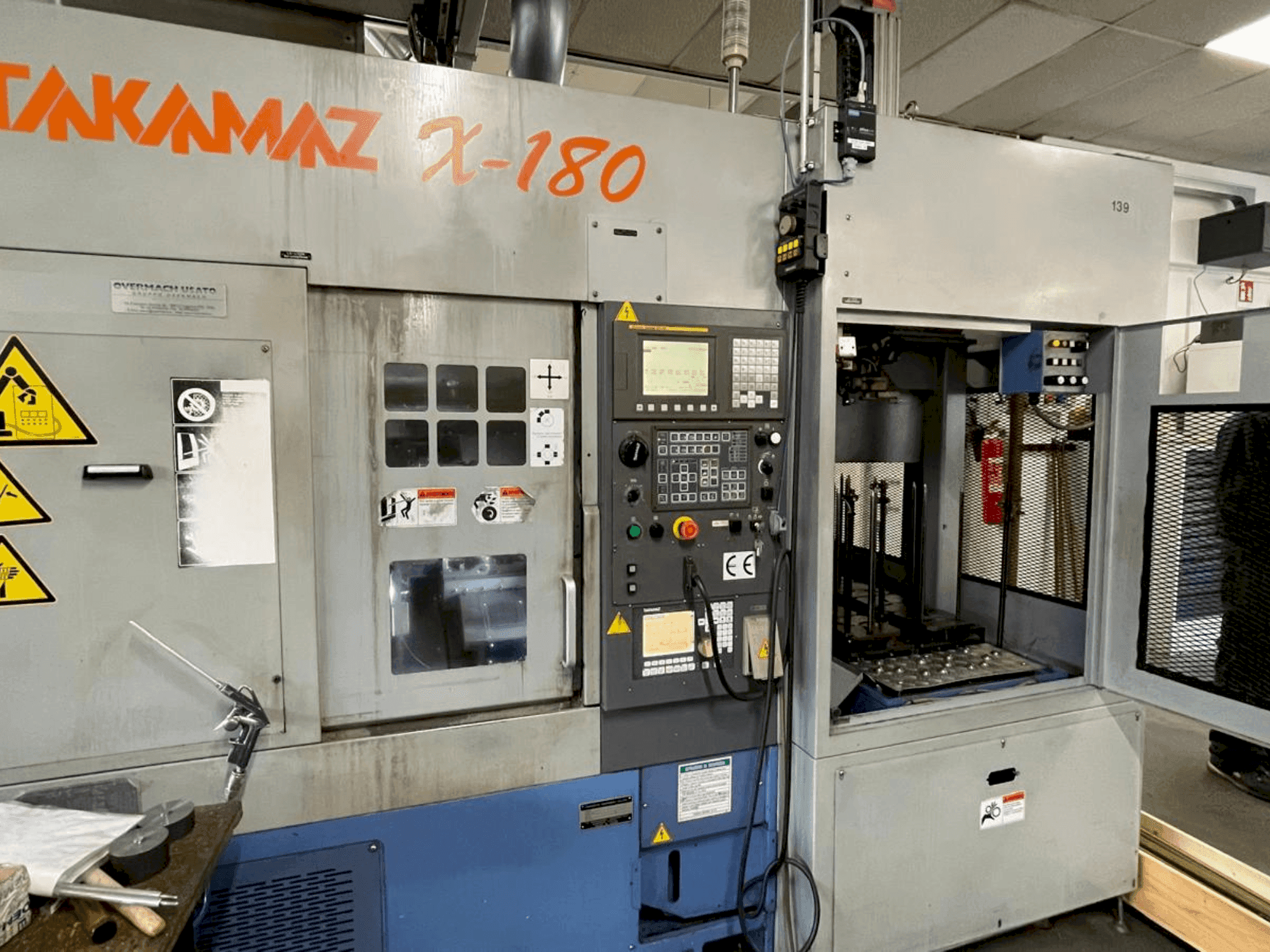 Front view of Takamaz X-180  machine