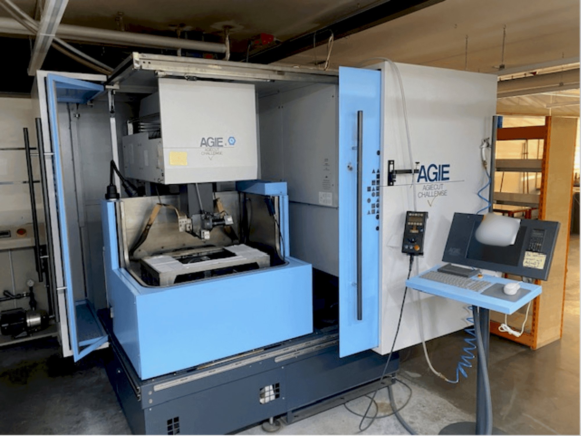 Front view of AGIE Agiecut Challenge V2  machine