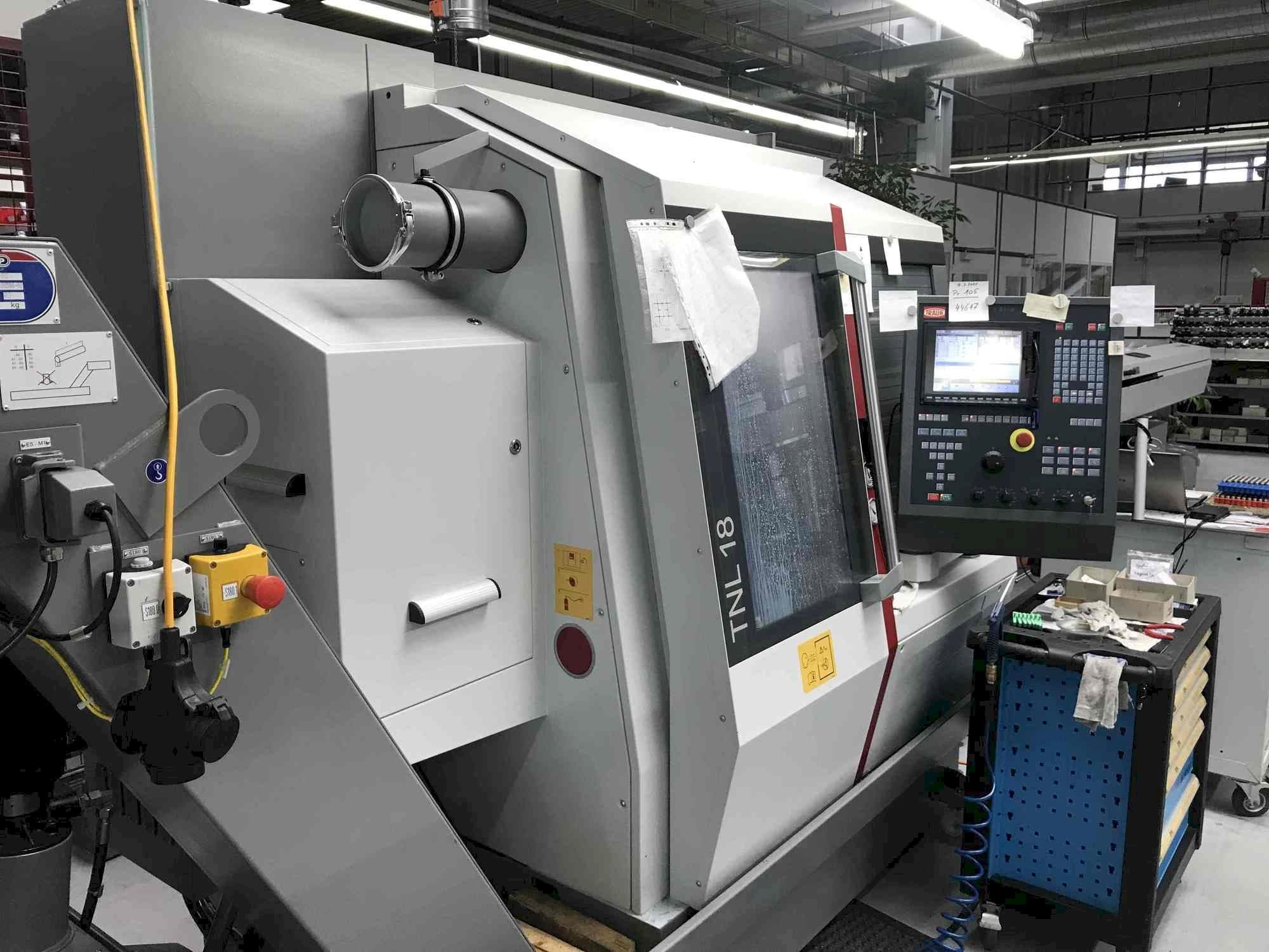 Front view of TRAUB TNL 18-9P  machine